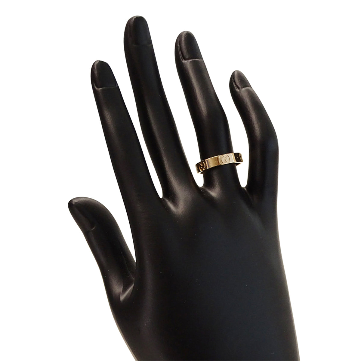 Gucci Icon Pink Gold Pink Gold (18K) Band Ring (Pre-Owned)