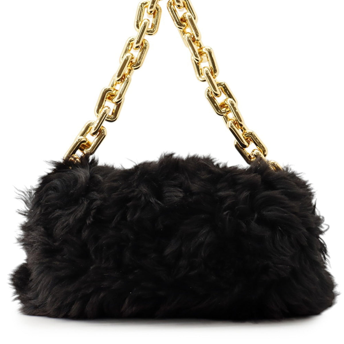 Bottega Veneta Black Handbag Pouch Shoulder Bag (Pre-Owned)
