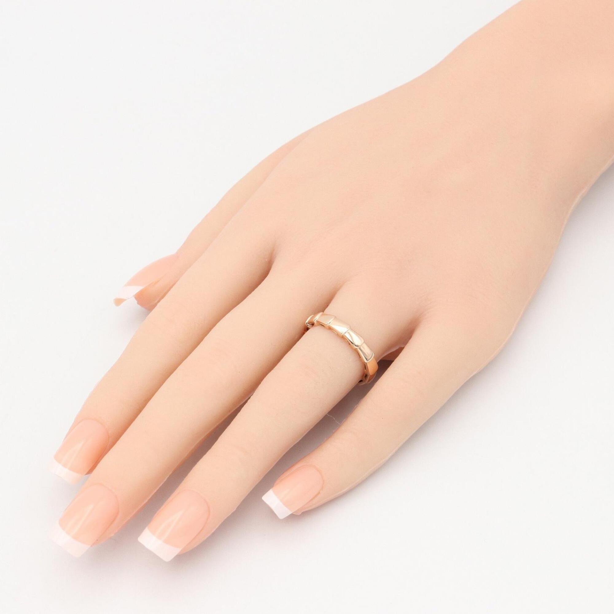 Bvlgari Gold Pink Gold (18K) Band Ring (Pre-Owned)