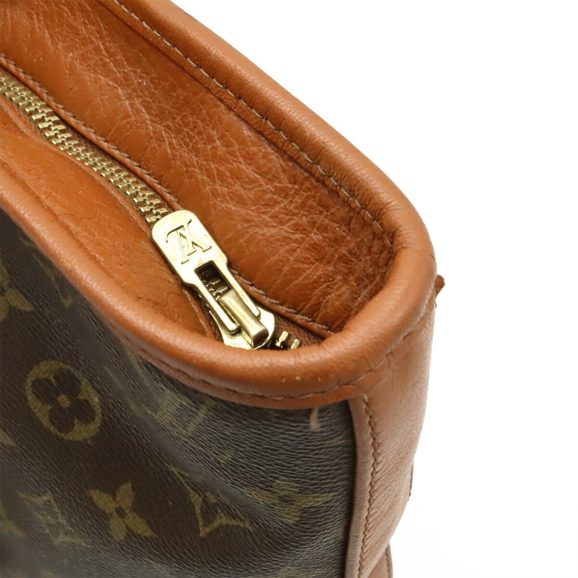 Louis Vuitton Brown Monogram Canvas Pvc Coated Canvas Shoulder Bag Tote Bag (Pre-Owned)