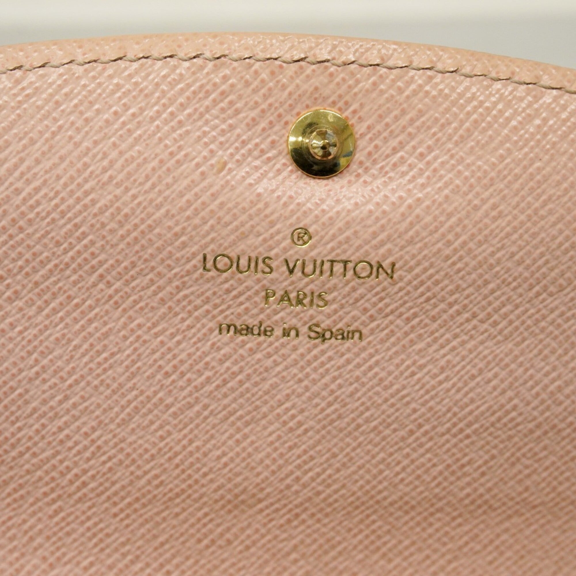Louis Vuitton Ebene Rose Ballerine Long Wallet (Bi-Fold) (Pre-Owned)