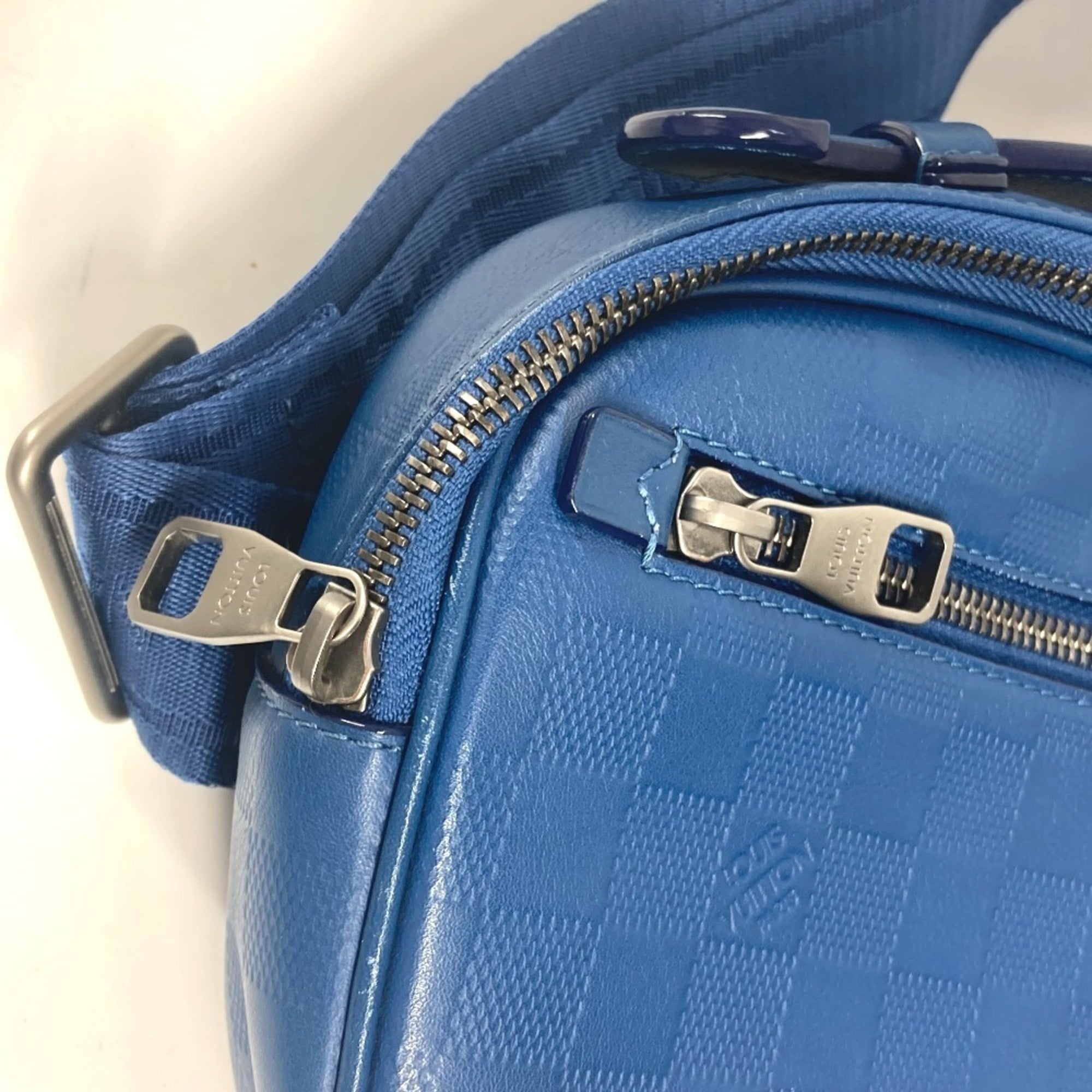 Louis Vuitton Blue Damier Infini Shoulder Bag Sling Bag (Pre-Owned)