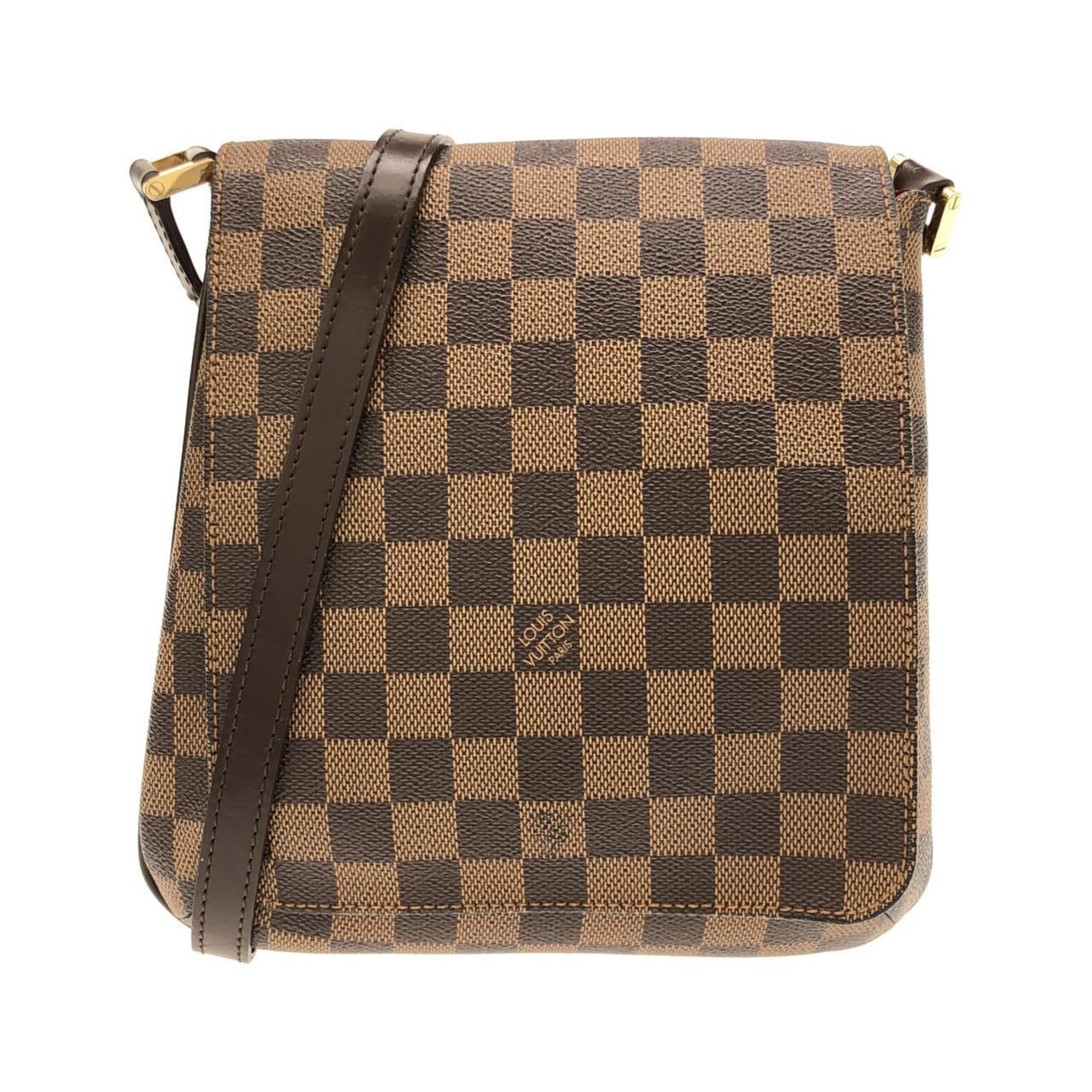 Louis Vuitton Ebene Coated Canvas Shoulder Bag (Pre-Owned)