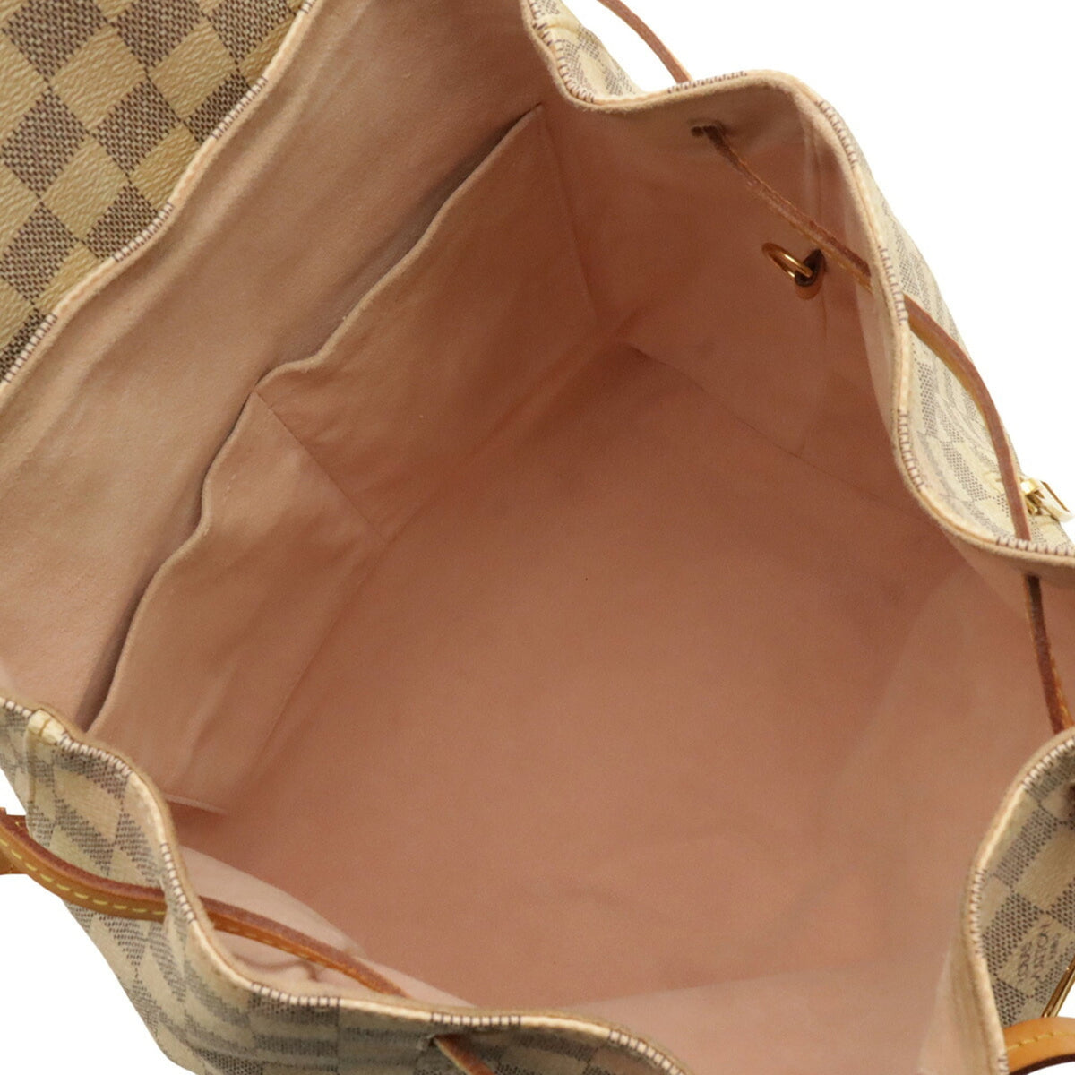 Louis Vuitton Damier Azur Ivory Damier Azur Backpack Shoulder Bag (Pre-Owned)