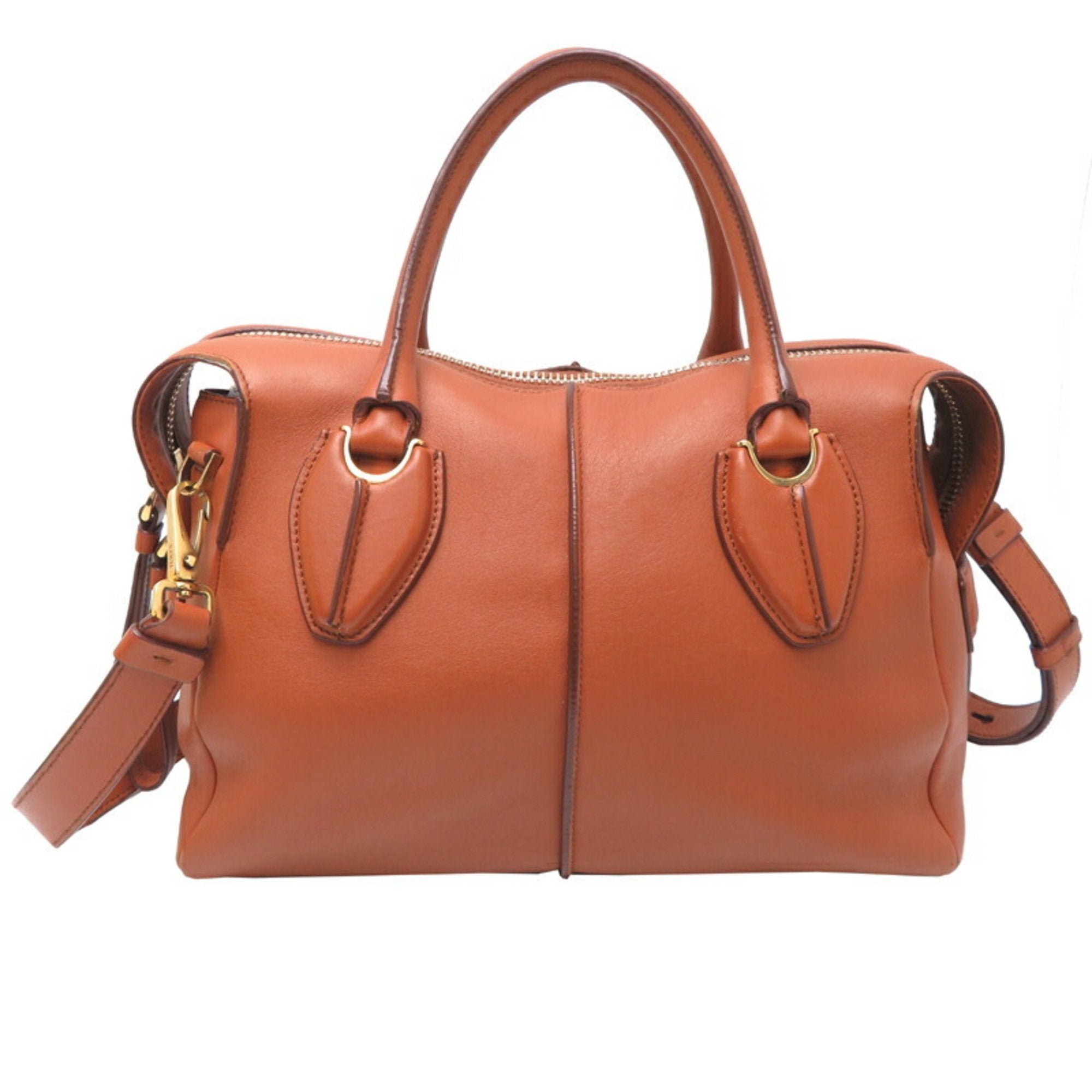 Tod's Brown Leather Handbag (Pre-Owned)
