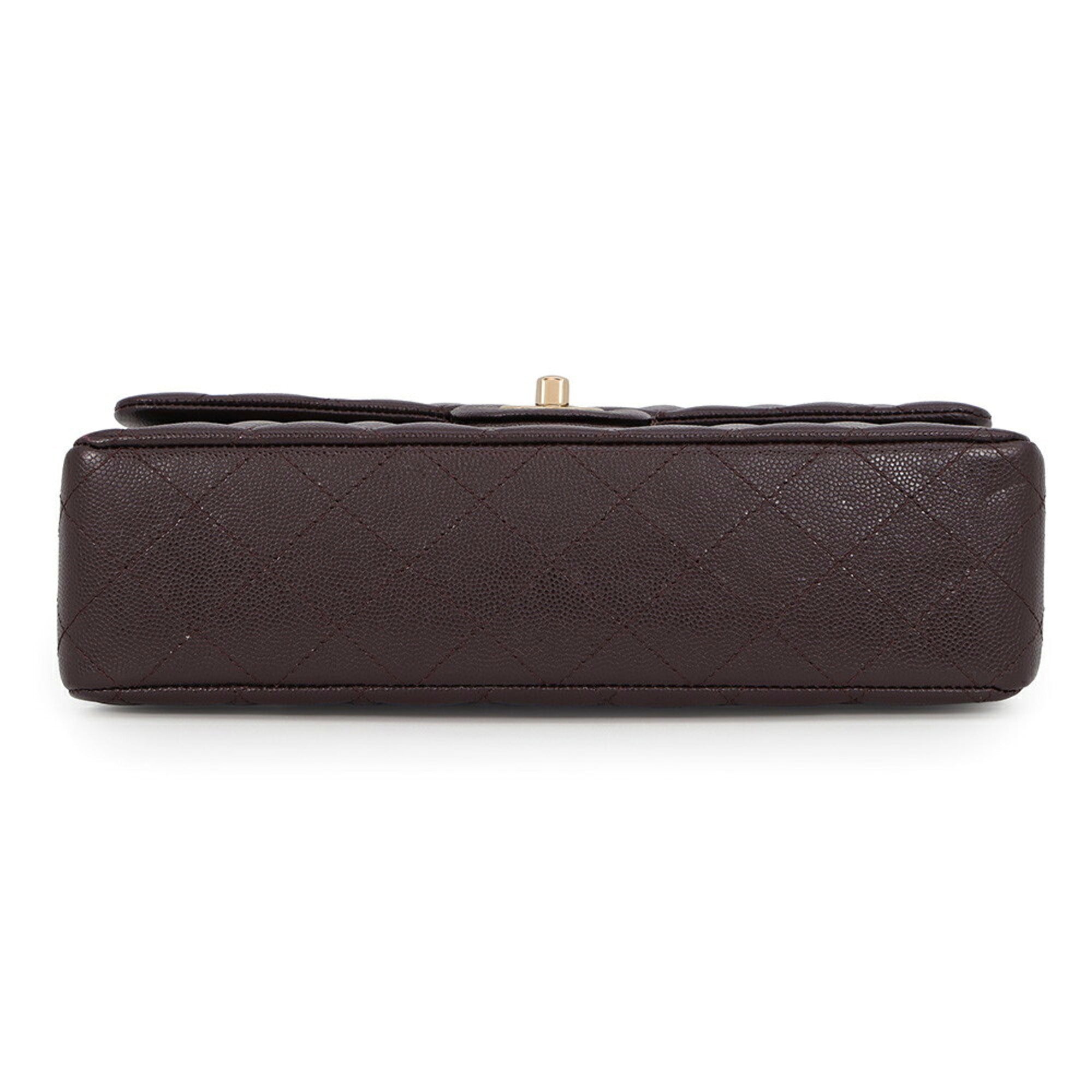 Chanel Matelasse Brown Grained Calfskin Handbag Shoulder Bag (Pre-Owned)