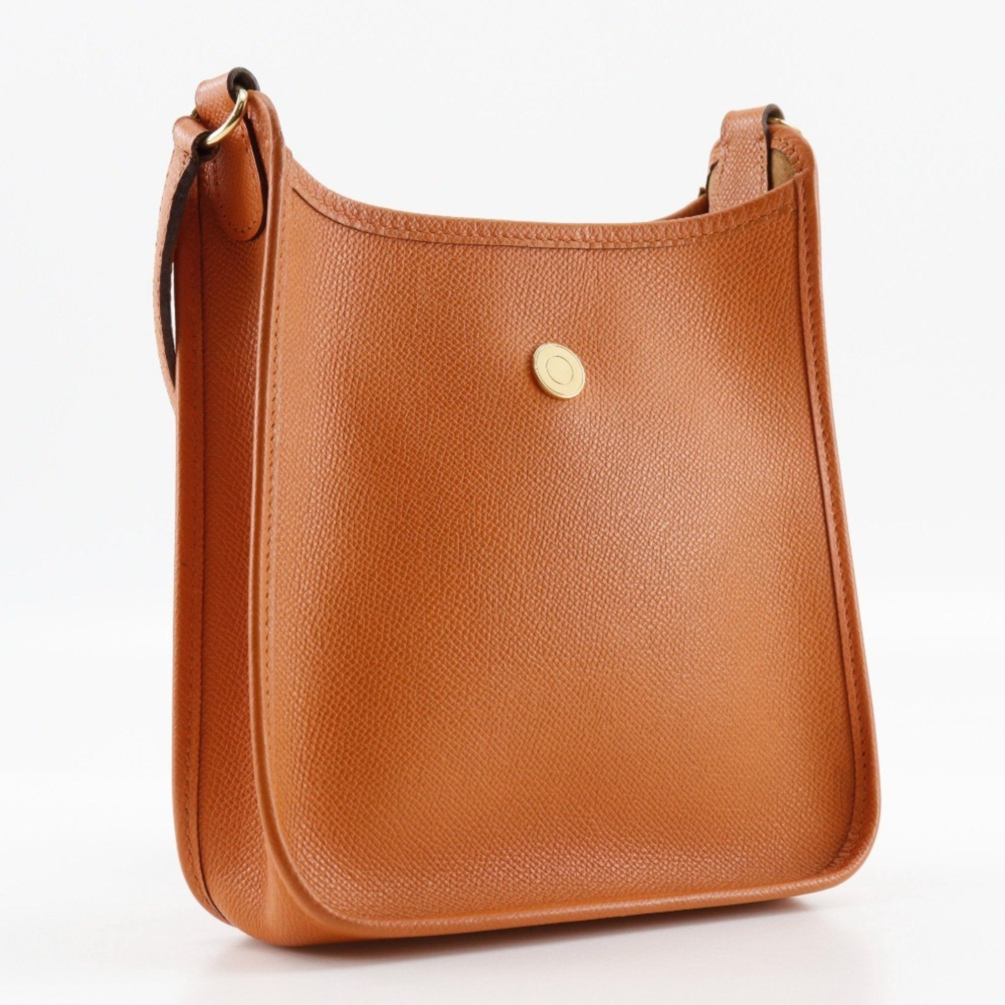 Hermes Orange Epsom Leather Shoulder Bag (Pre-Owned)