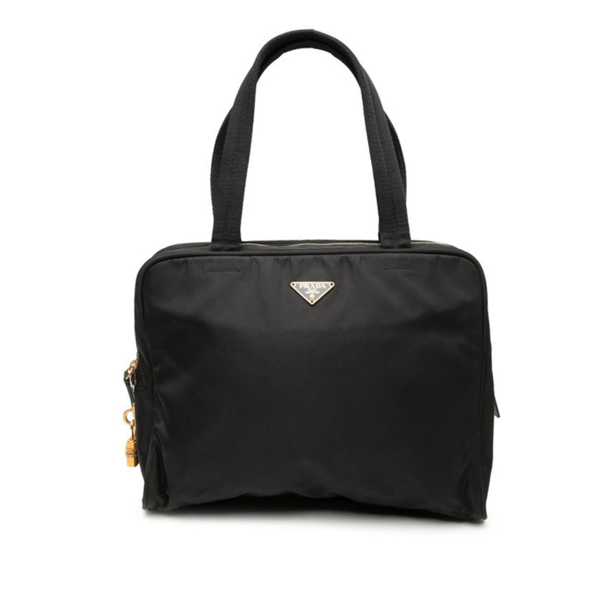 Prada Black Nylon Shoulder Bag Tote Bag (Pre-Owned)