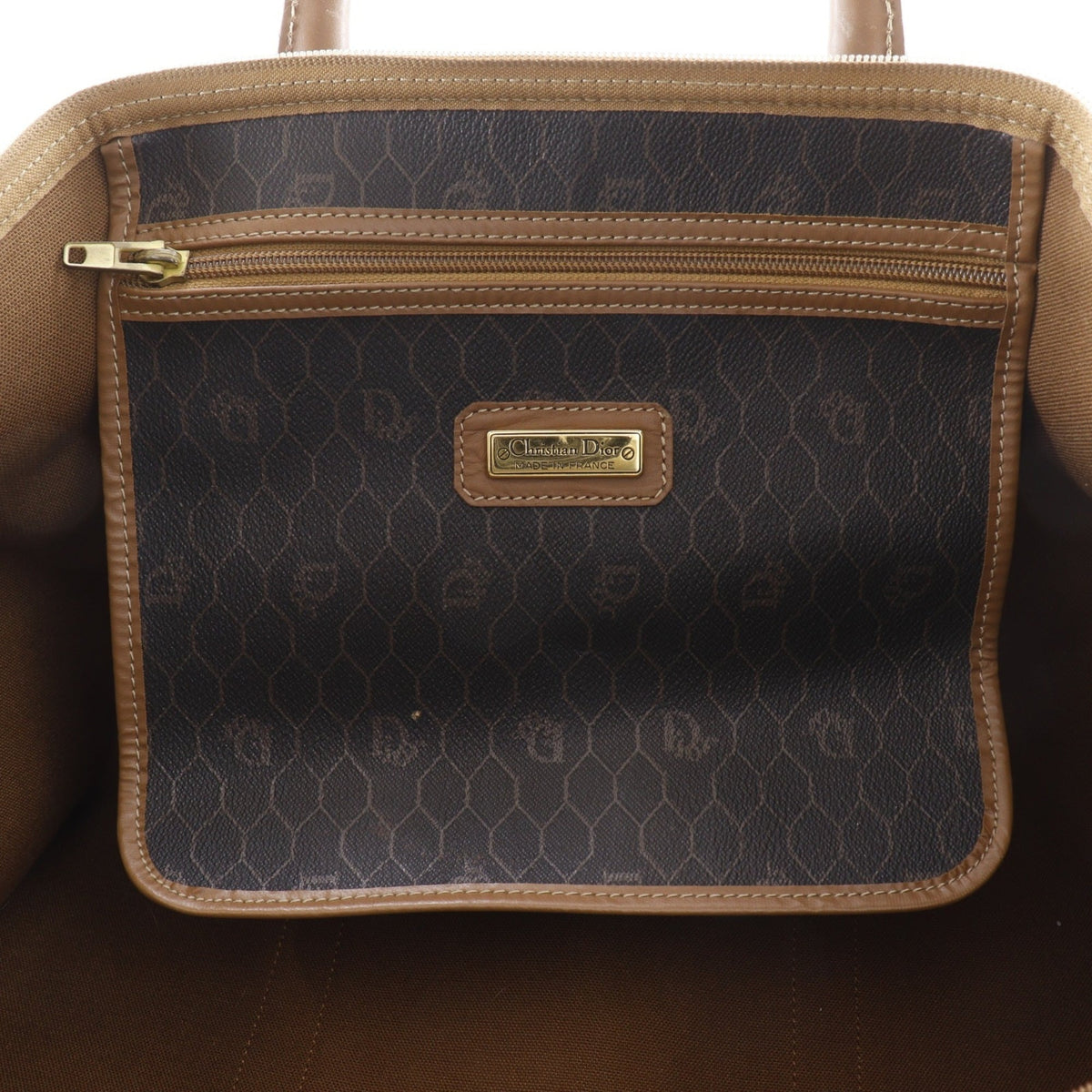 Christian Dior Brown Pvc Boston Bag (Pre-Owned)