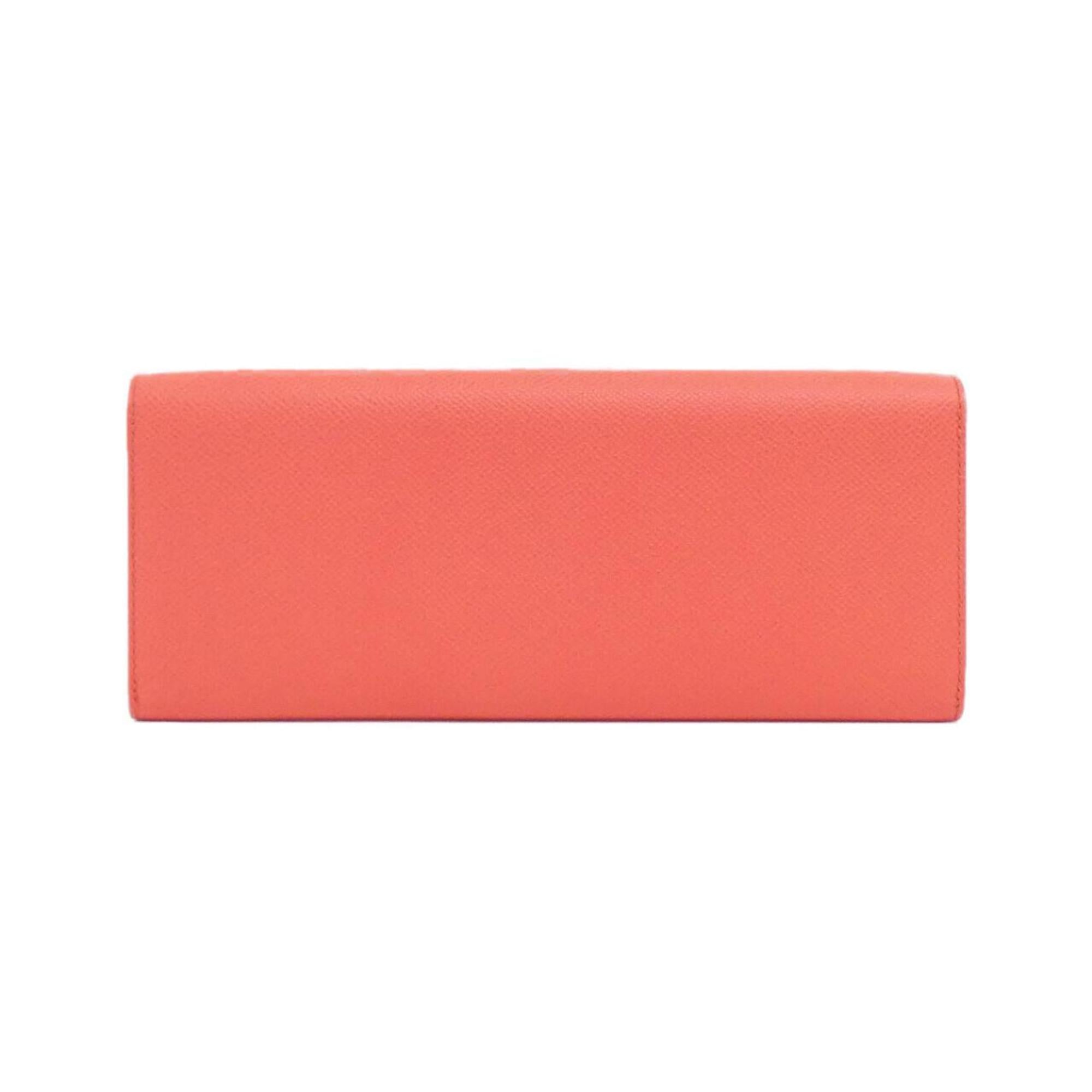 Hermes Pink Epsom Leather Chain/Shoulder Wallet (Pre-Owned)