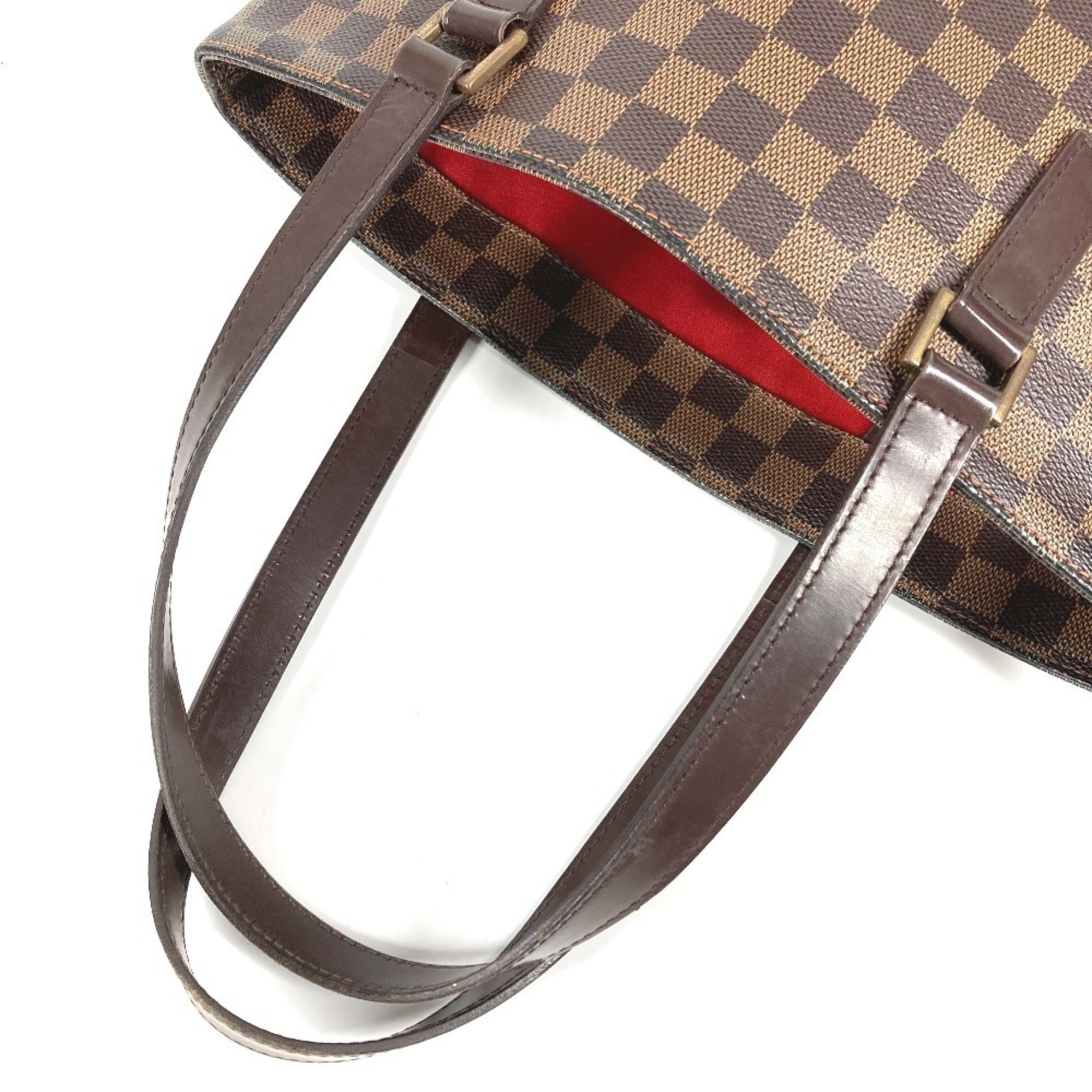 Louis Vuitton Brown Damier Canvas Ebene Damier Canvas Shoulder Bag Tote Bag (Pre-Owned)