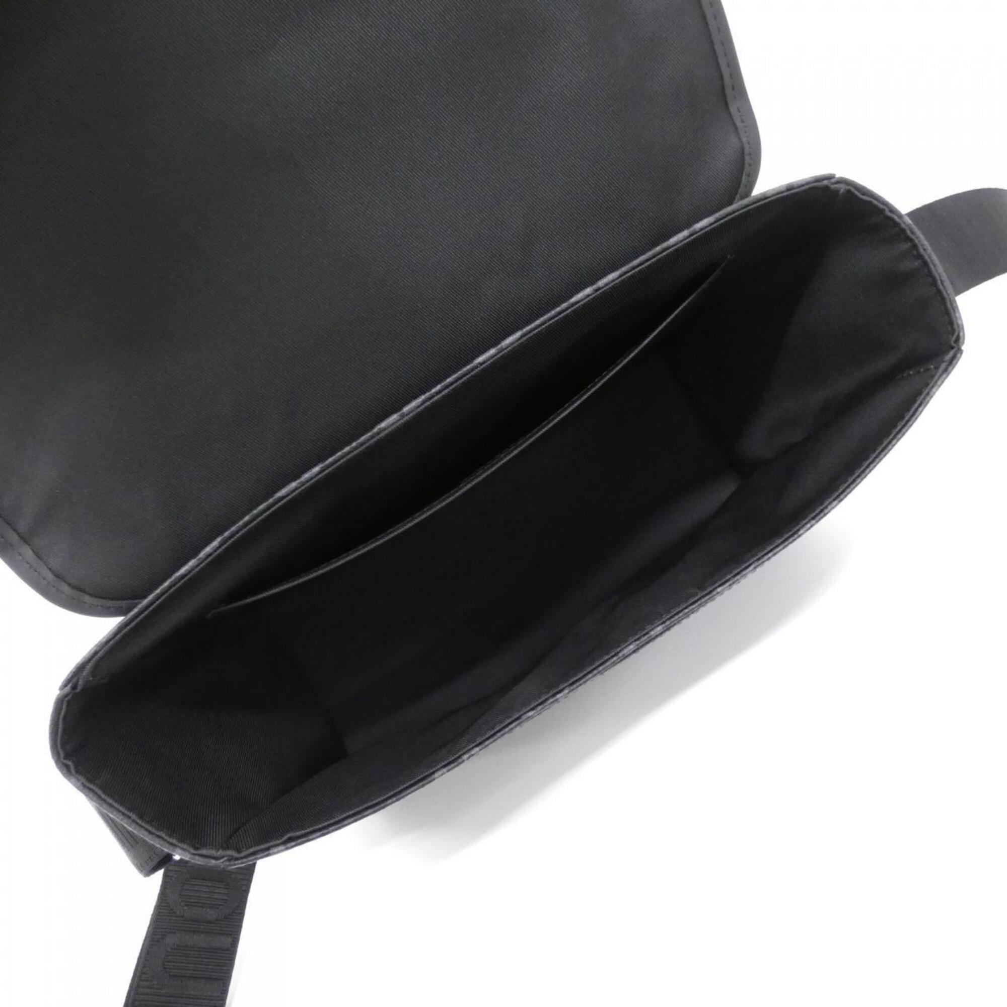 Louis Vuitton Black Coated Canvas Shoulder Bag (Pre-Owned)
