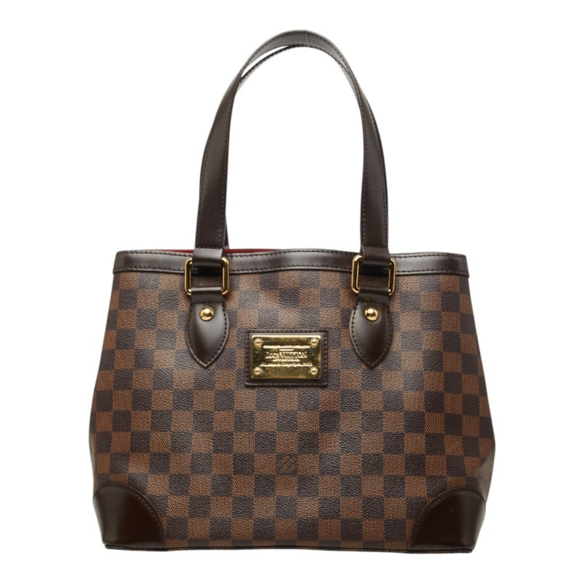 Louis Vuitton Brown Pvc Leather Handbag Tote Bag (Pre-Owned)