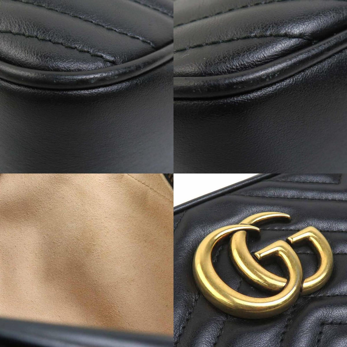 Gucci Black Leather Shoulder Bag (Pre-Owned)