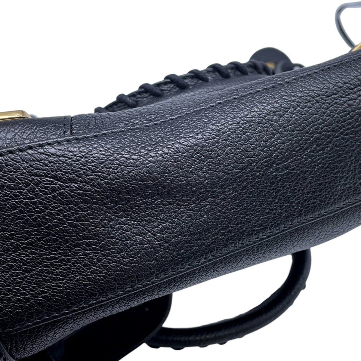 Balenciaga Black Leather Handbag (Pre-Owned)