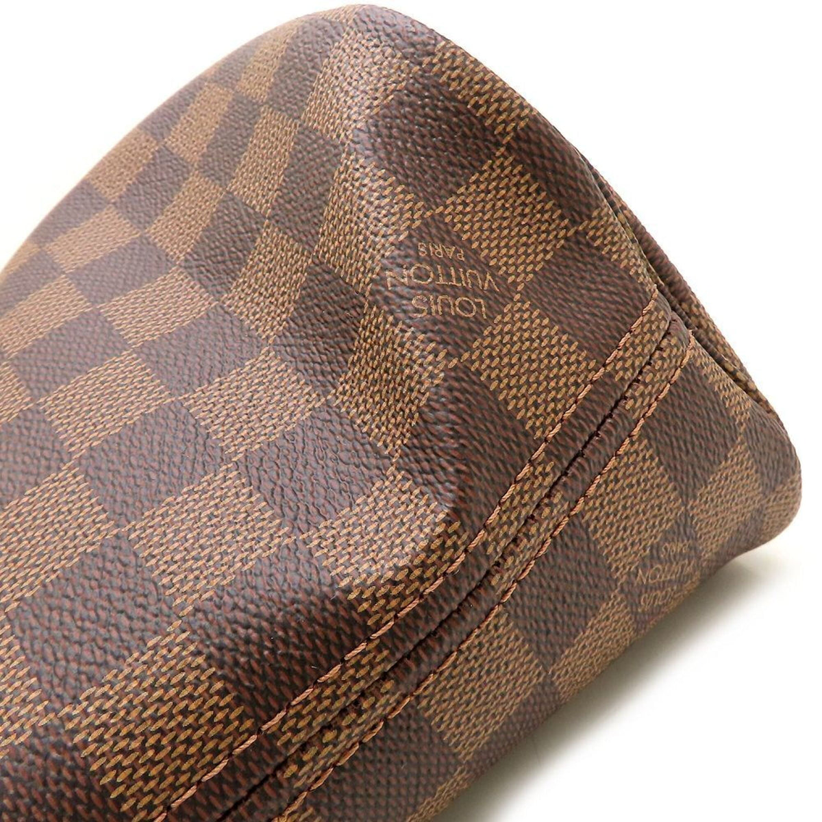 Louis Vuitton Ebene Damier Canvas Pouch Tote Bag (Pre-Owned)