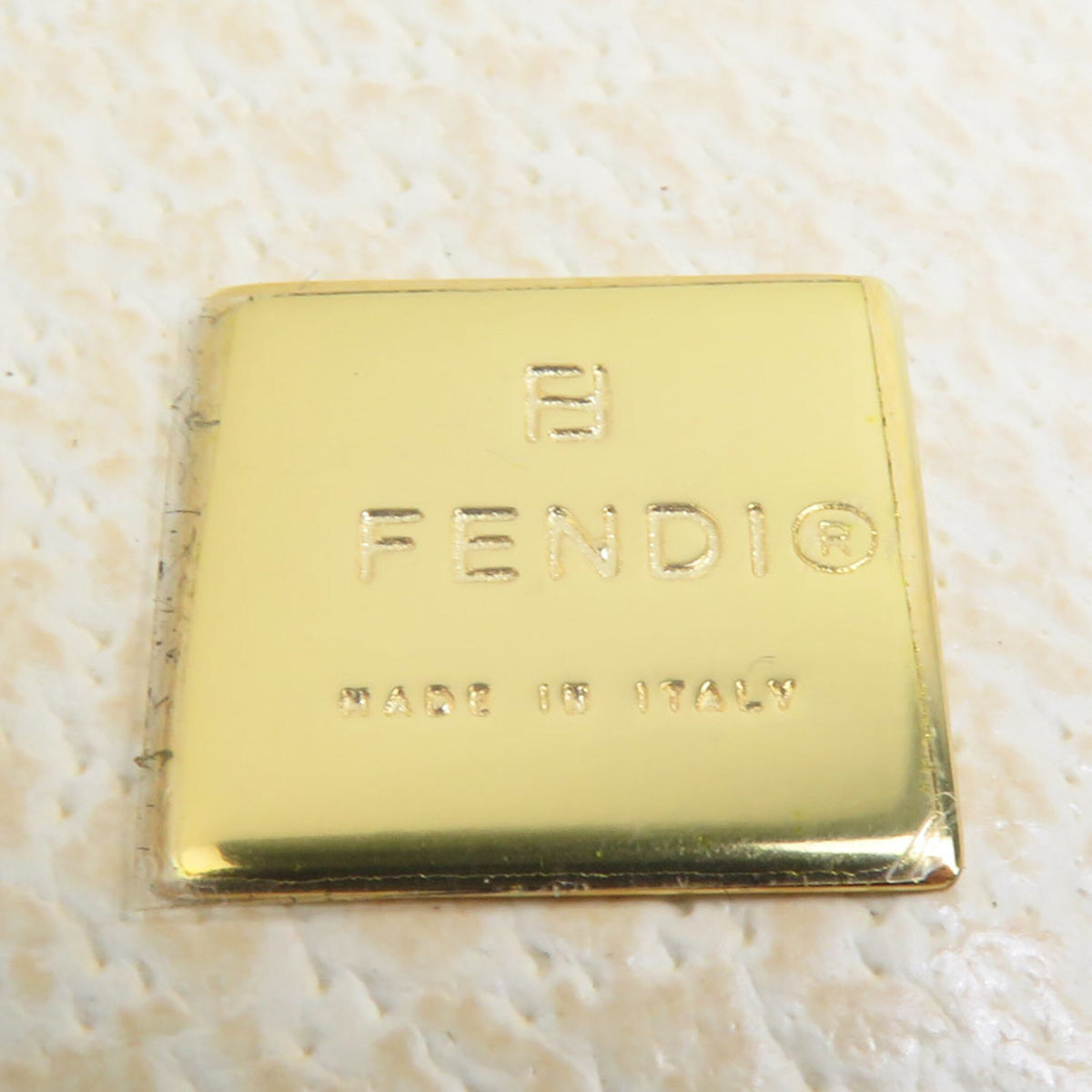 Fendi Beige Leather Wallet (Tri-Fold) (Pre-Owned)
