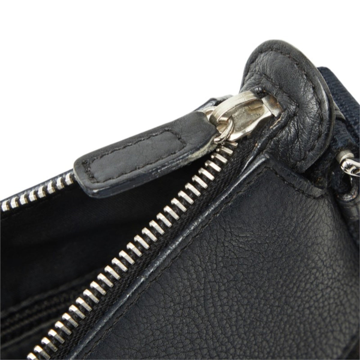 Christian Dior Black Canvas Leather Shoulder Bag (Pre-Owned)