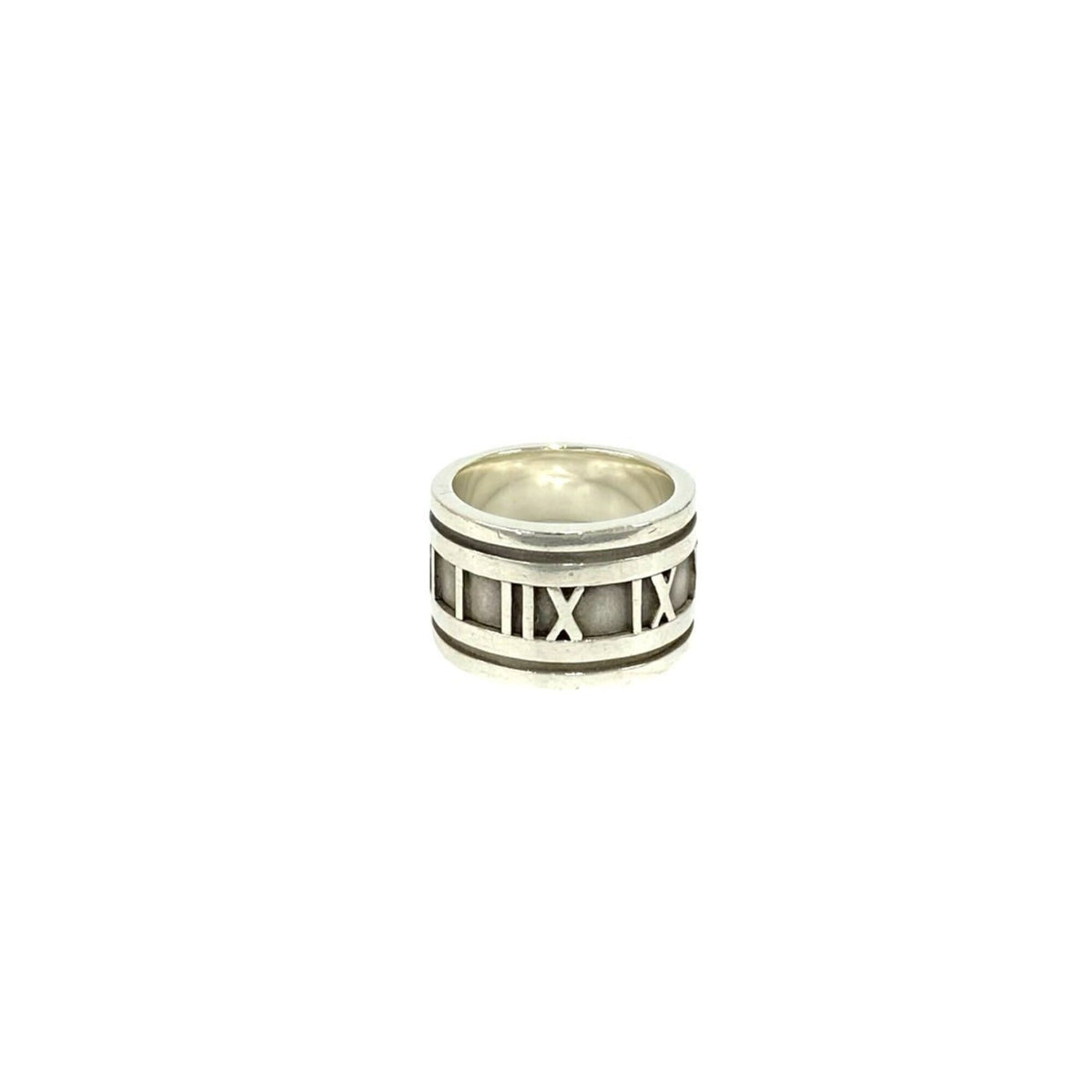 Tiffany Silver Silver 925 Band Ring (Pre-Owned)