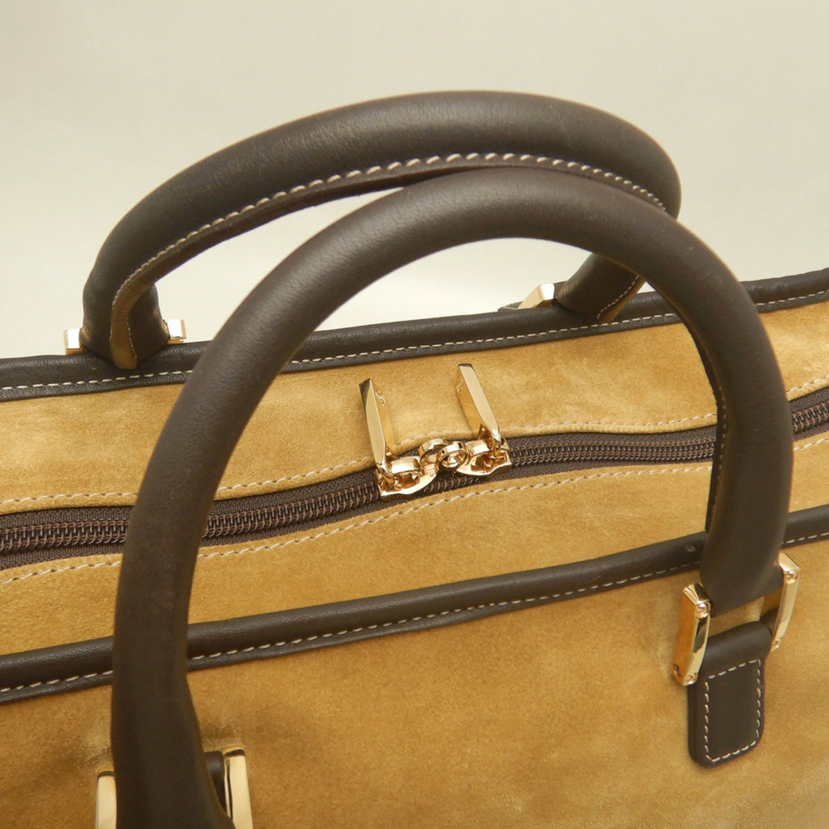 Loewe Brown Suede Leather Handbag (Pre-Owned)