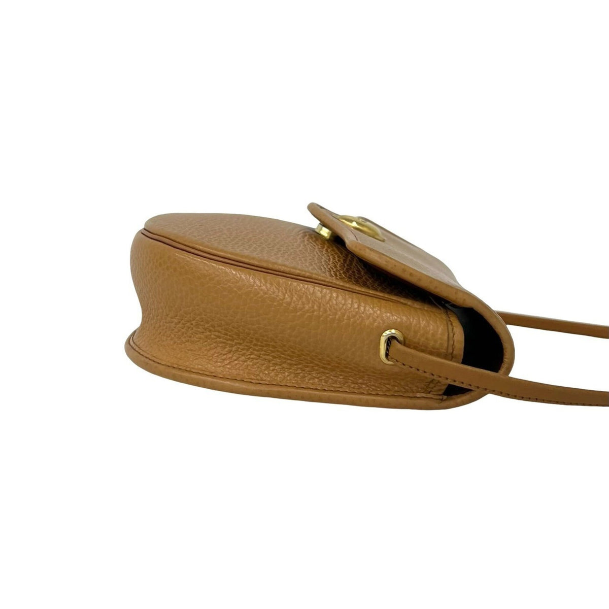 Christian Dior Brown Leather Pochette Shoulder Bag (Pre-Owned)