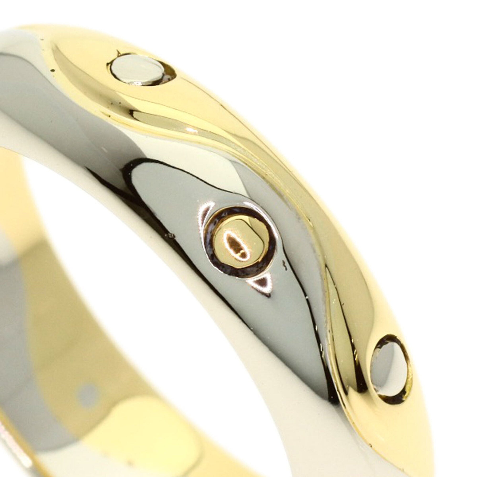 Bvlgari White Yellow Band Ring (Pre-Owned)