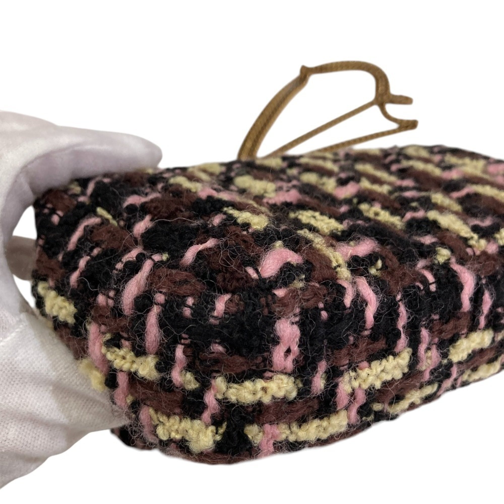 Tory Burch Multi-Color Tweed Shoulder Bag (Pre-Owned)