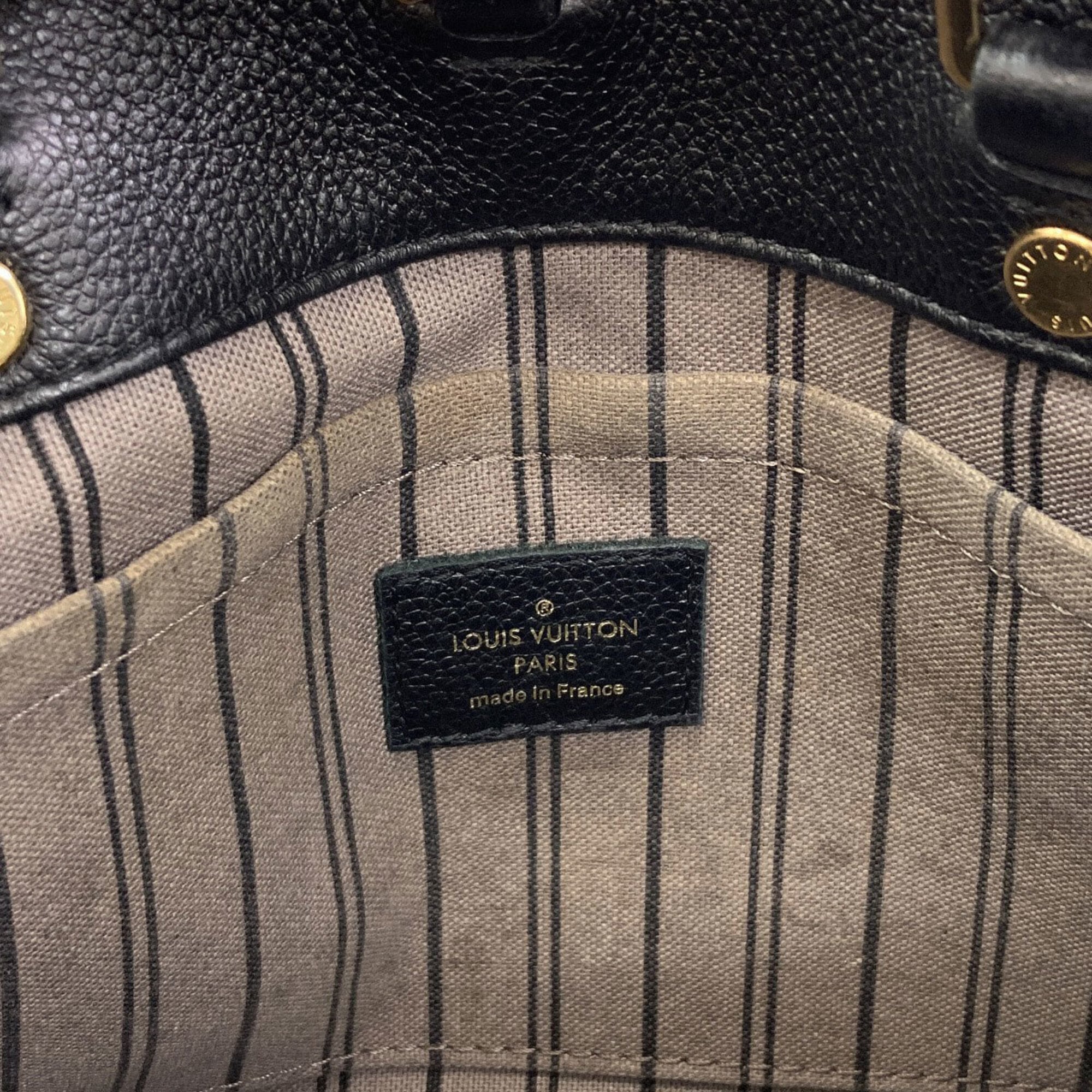 Louis Vuitton Empreinte Black Monogram Empreinte Handbag (Pre-Owned)