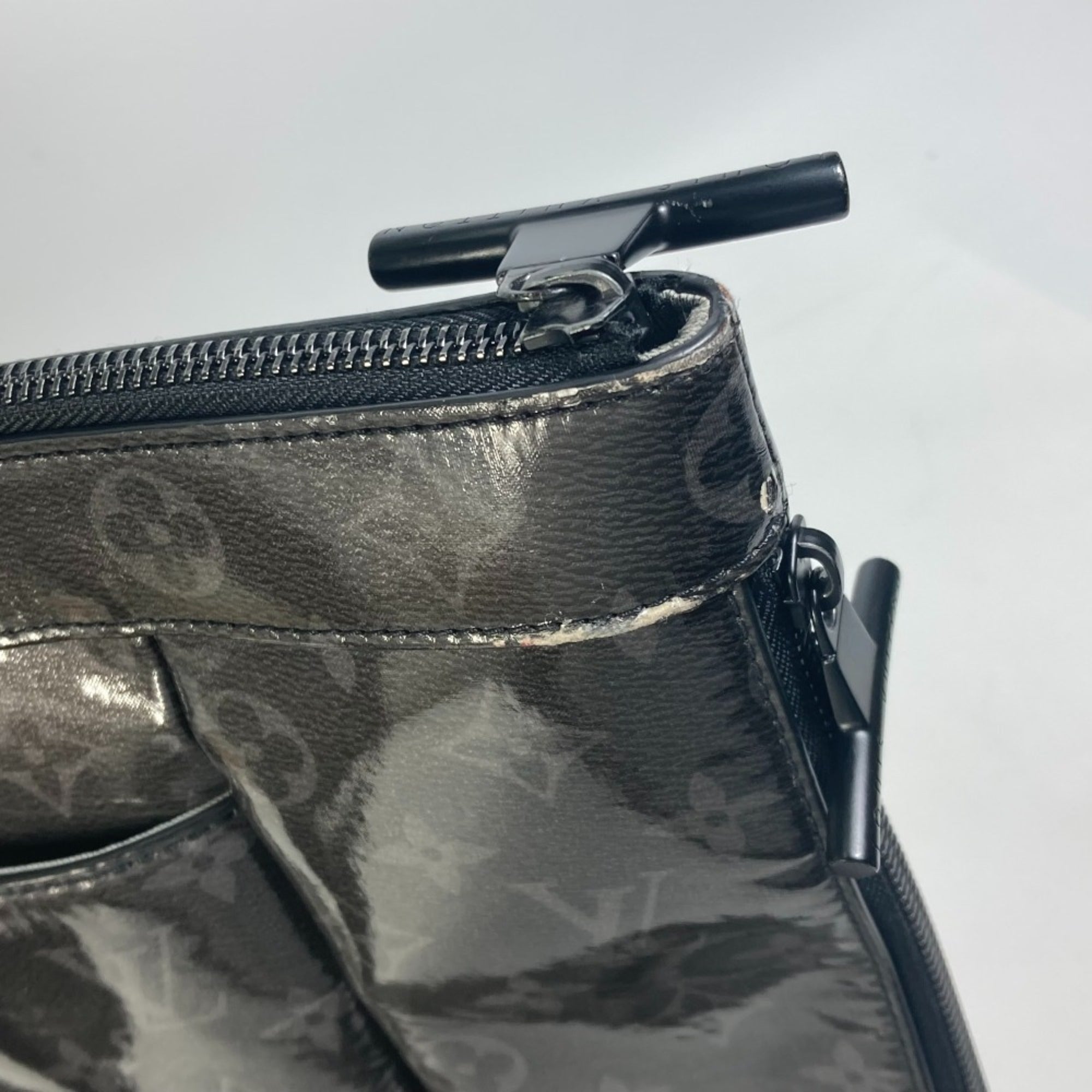 Louis Vuitton Black Monogram Eclipse Monogram Eclipse Backpack Handbag Tote Bag (Pre-Owned)