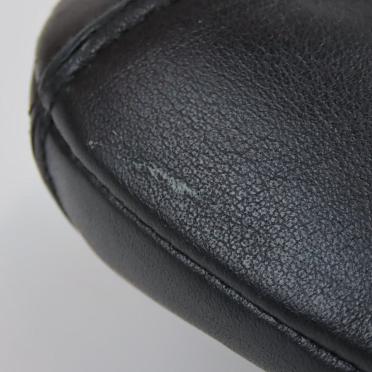 Coach Black Canvas Leather Shoulder Bag (Pre-Owned)