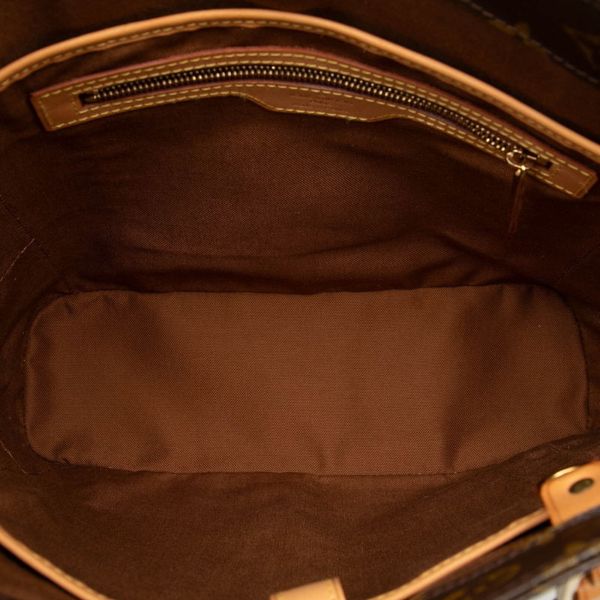 Louis Vuitton Brown Pvc Leather Tote Bag (Pre-Owned)