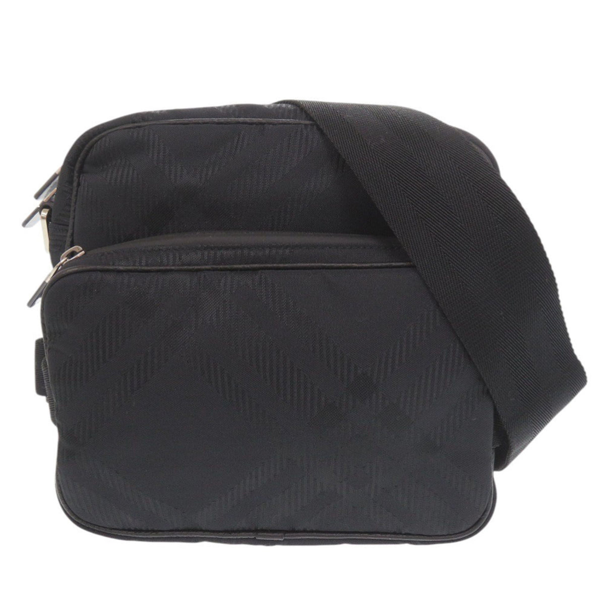 Burberry Black Nylon Polyester Shoulder Bag (Pre-Owned)