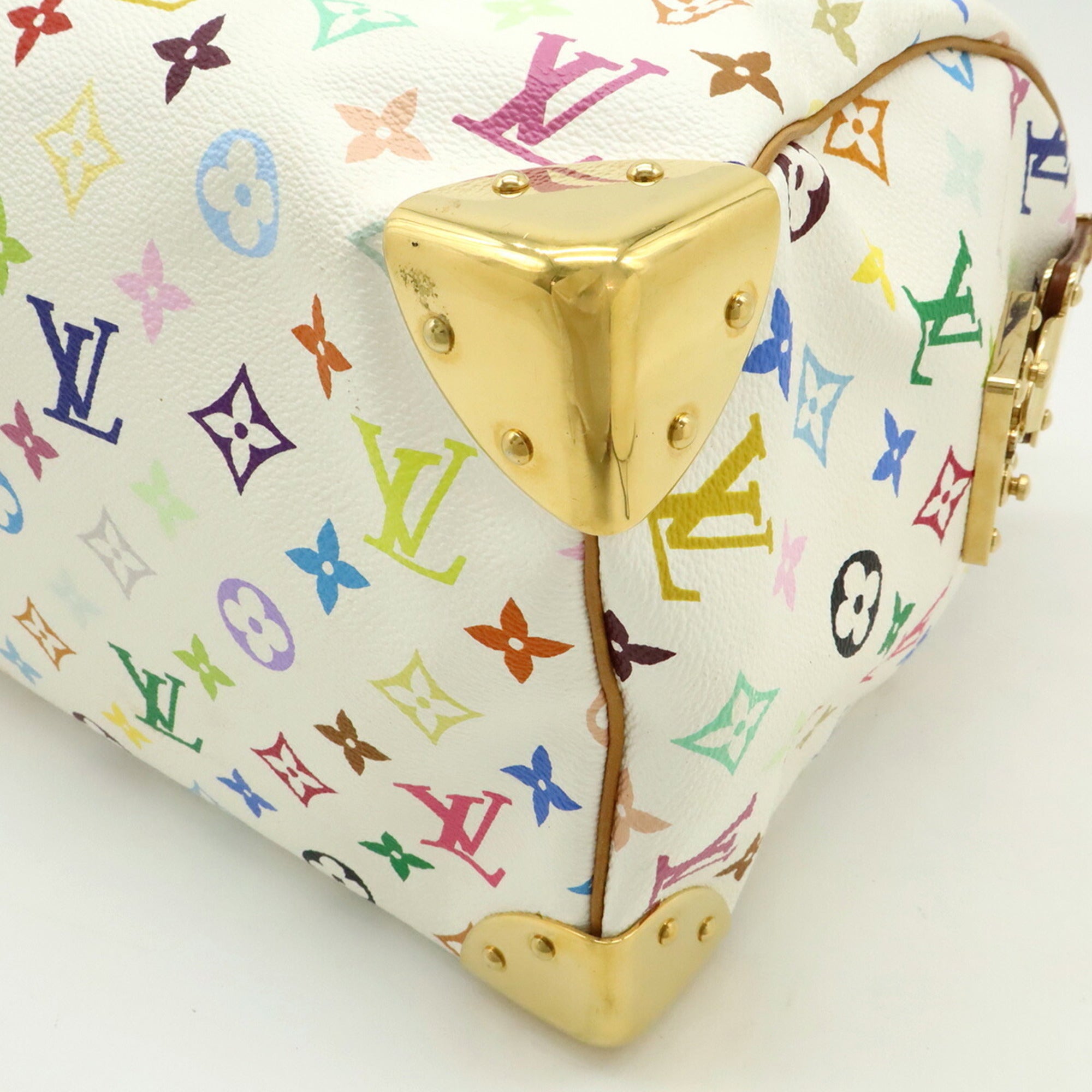 Louis Vuitton Blanc Monogram Multi-Color White Monogram Multicolore Handbag (Pre-Owned)