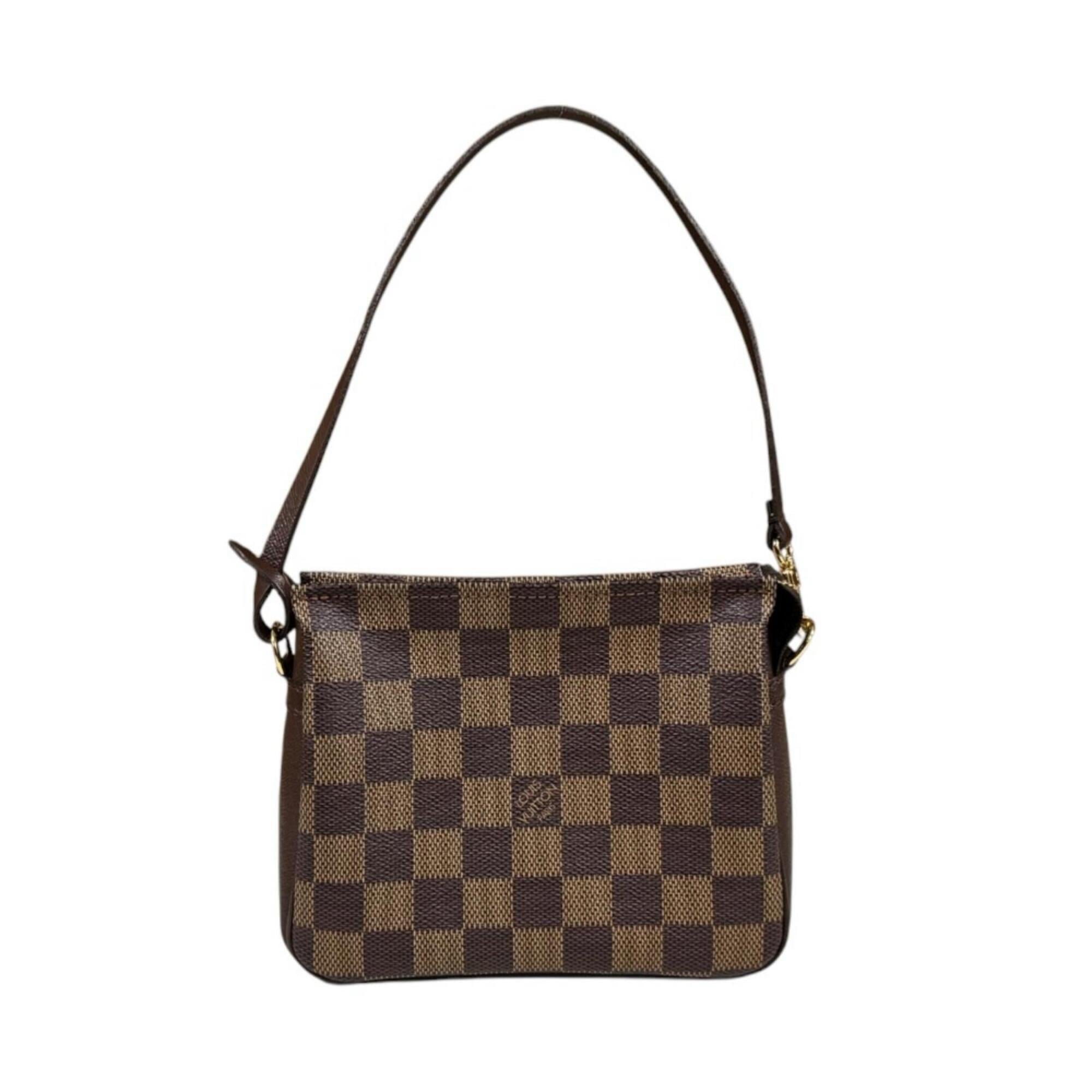 Louis Vuitton Brown Damier Canvas Handbag (Pre-Owned)