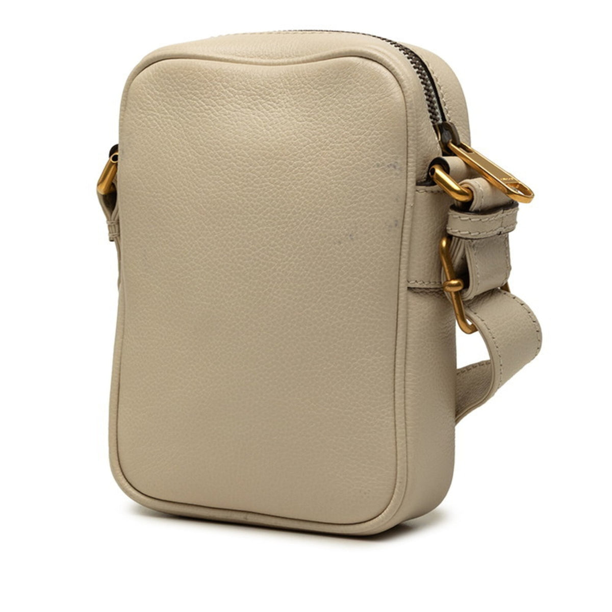 Gucci White Leather Shoulder Bag (Pre-Owned)