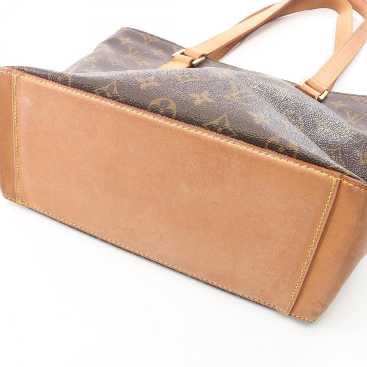Louis Vuitton Brown Coated Canvas Pvc Monogram Leather Handbag Shoulder Bag (Pre-Owned)