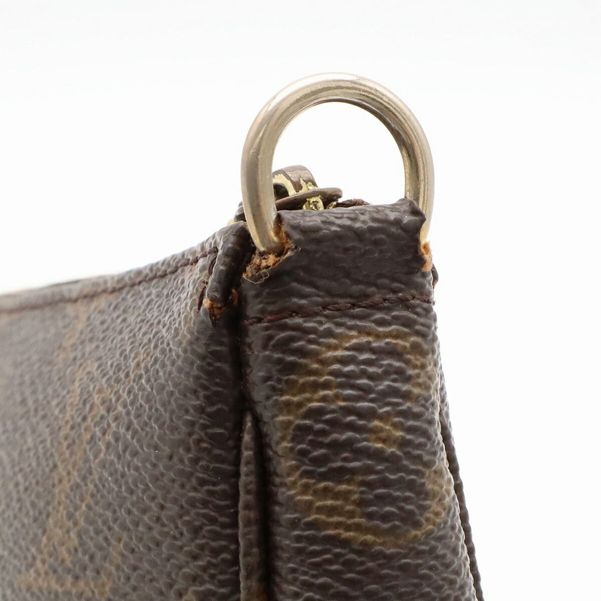 Louis Vuitton Brown Monogram Canvas Pvc Handbag Pochette Pouch (Pre-Owned)