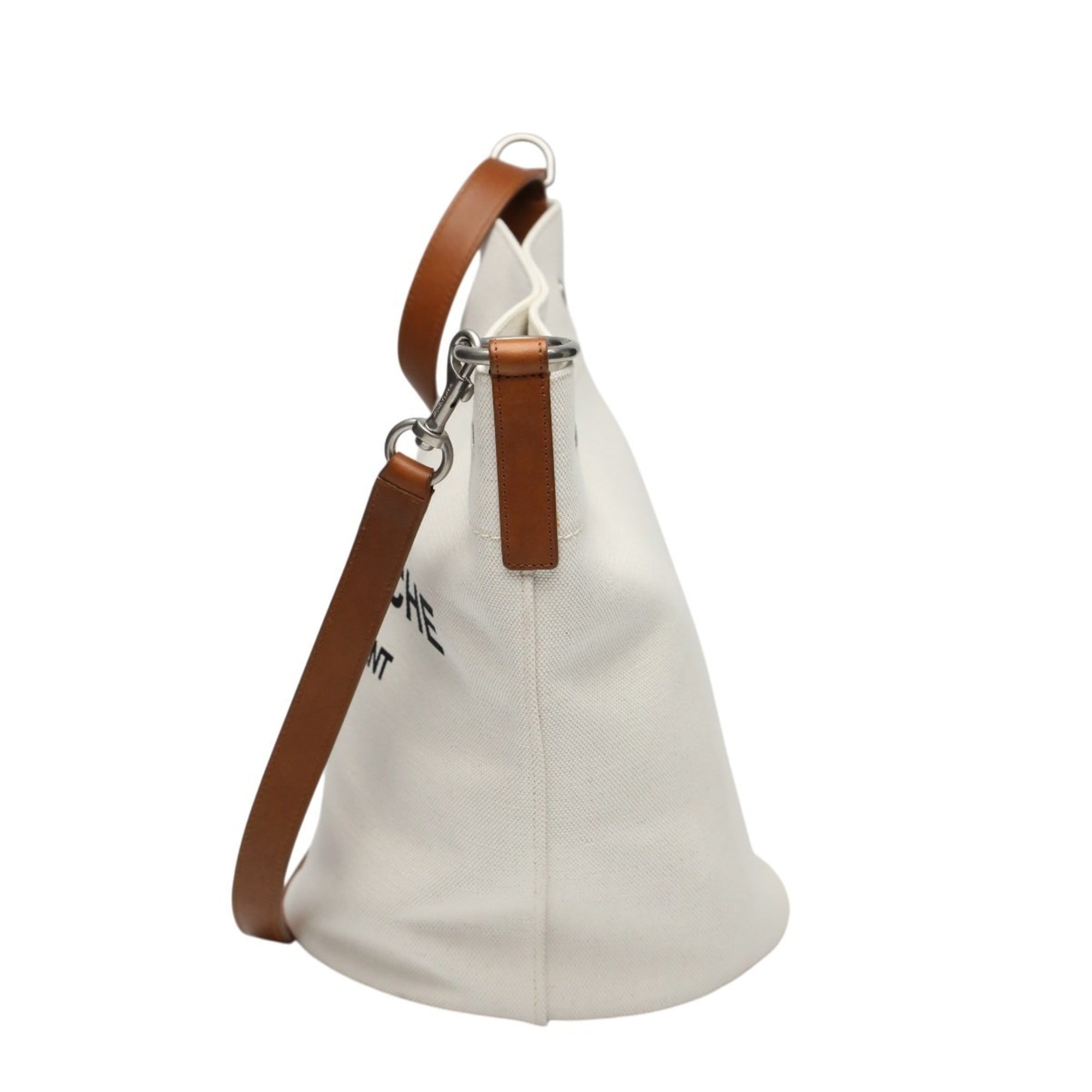 Yves Saint Laurent Brown Canvas Shoulder Bag (Pre-Owned)