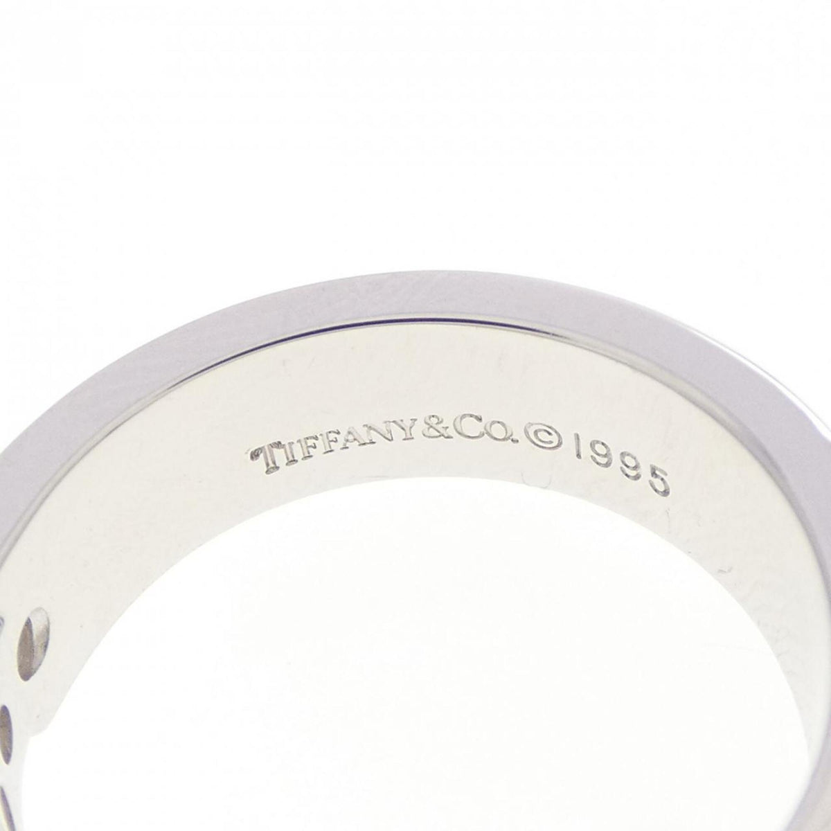 Tiffany White Gold (18K) Band Ring (Pre-Owned)
