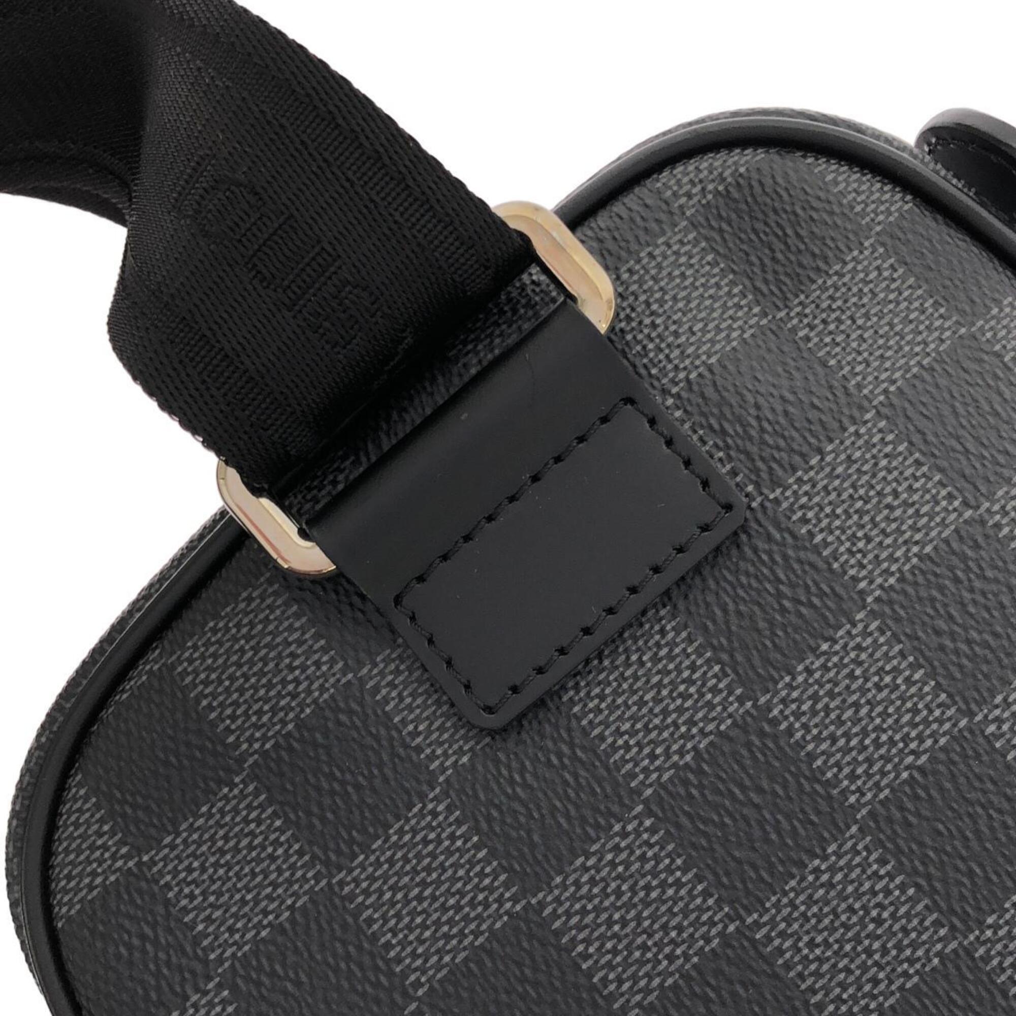 Louis Vuitton Graphite Coated Canvas Shoulder Bag (Pre-Owned)