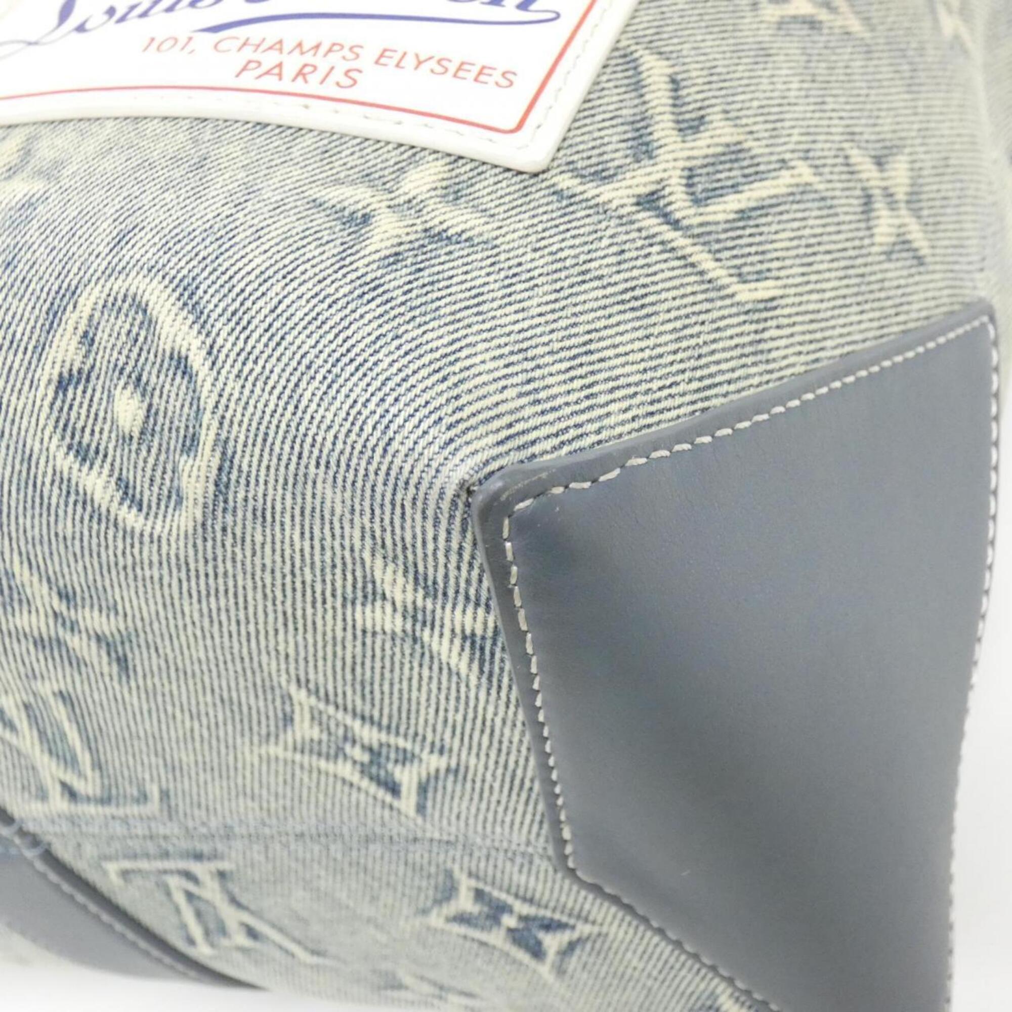 Louis Vuitton Blue Denim Handbag (Pre-Owned)