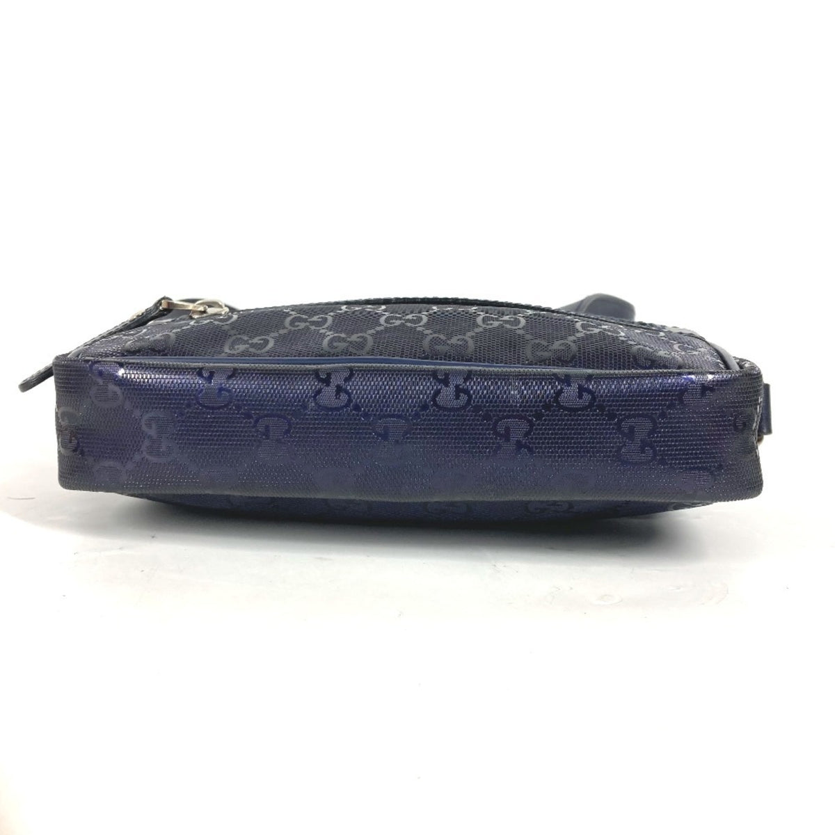 Gucci Gg Imprimé Blue Gg Imprimé Pochette Shoulder Bag (Pre-Owned)