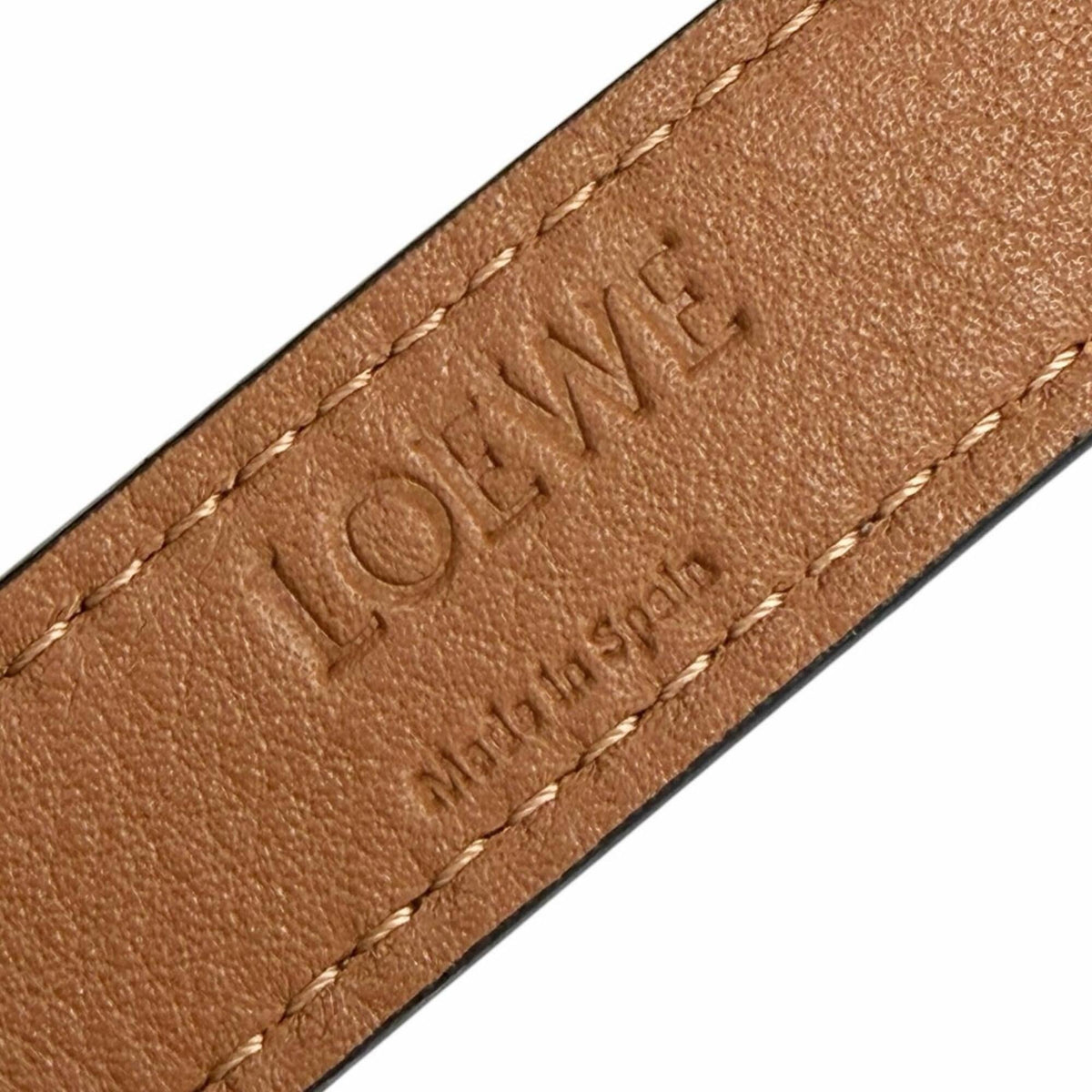 Loewe Gray Brown Felt Leather Basket Handbag (Pre-Owned)