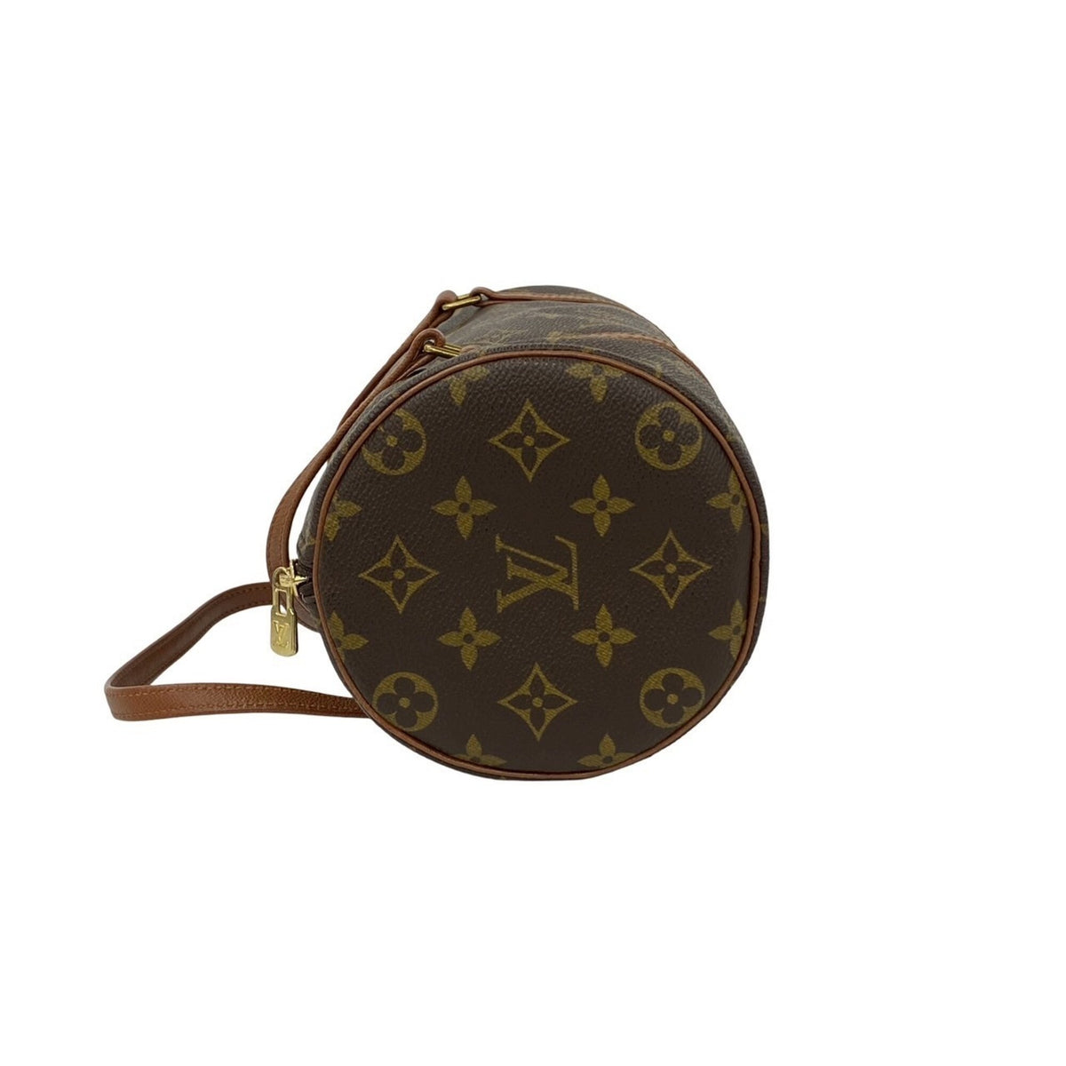 Louis Vuitton Brown Pvc Leather Boston Bag Handbag (Pre-Owned)