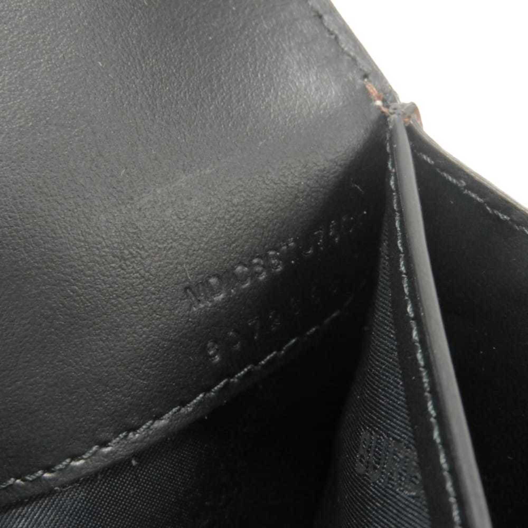 Burberry Brown Pvc Leather Long Wallet (Bi-Fold) (Pre-Owned)