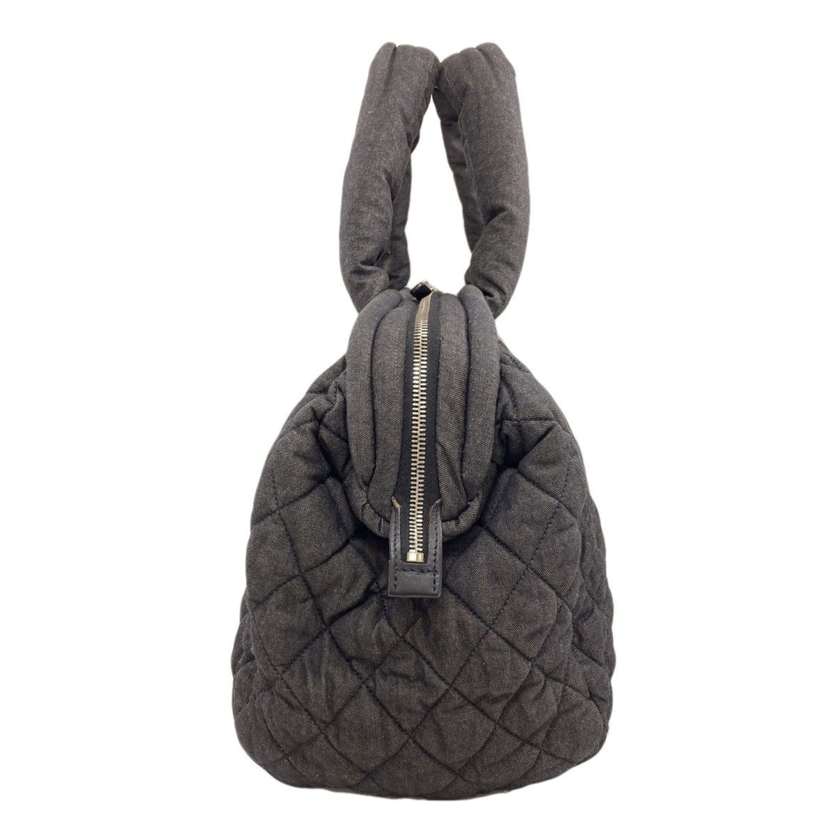 Chanel Denim Gray Denim Tote Bag (Pre-Owned)
