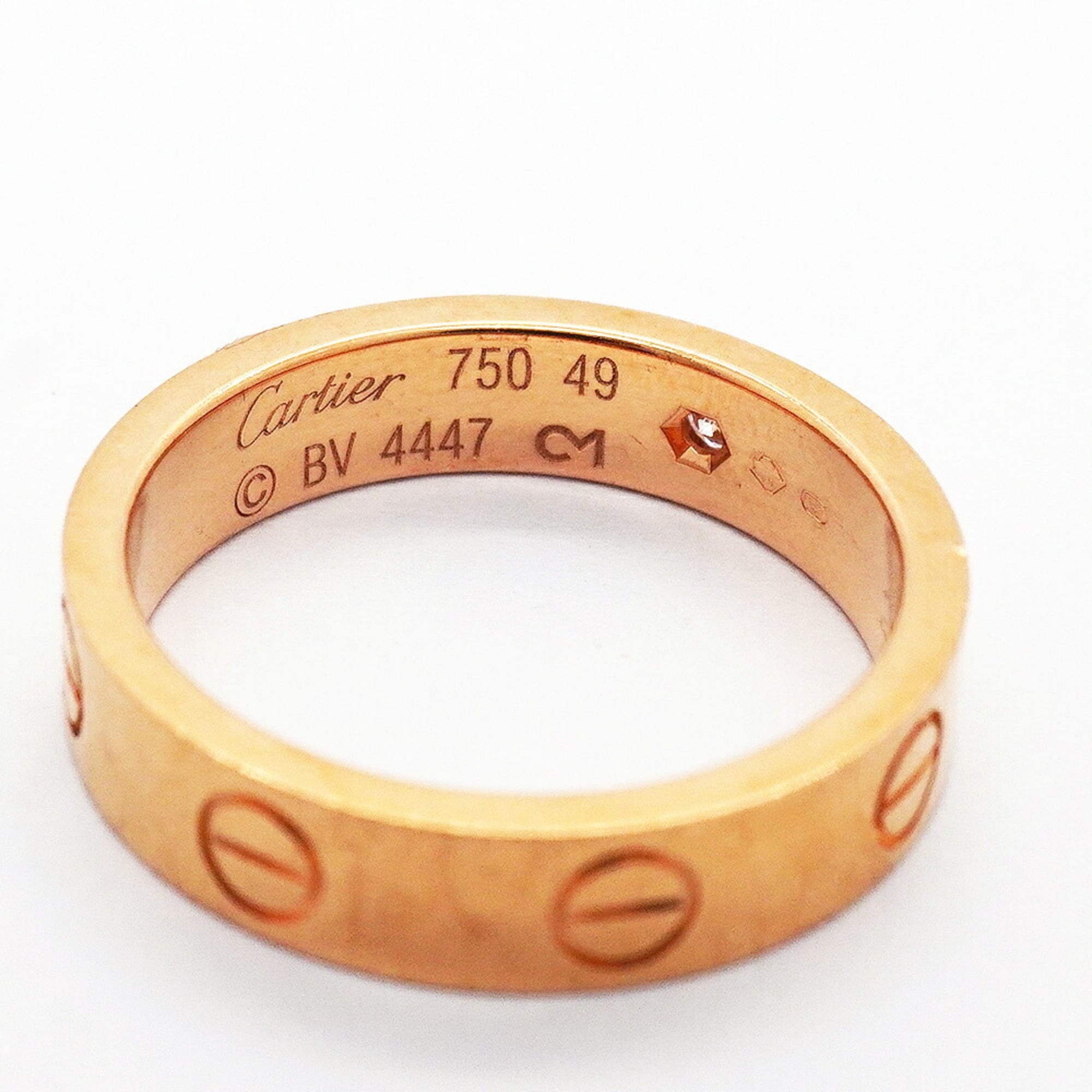 Cartier Pink Gold (18K) Band Ring (Pre-Owned)