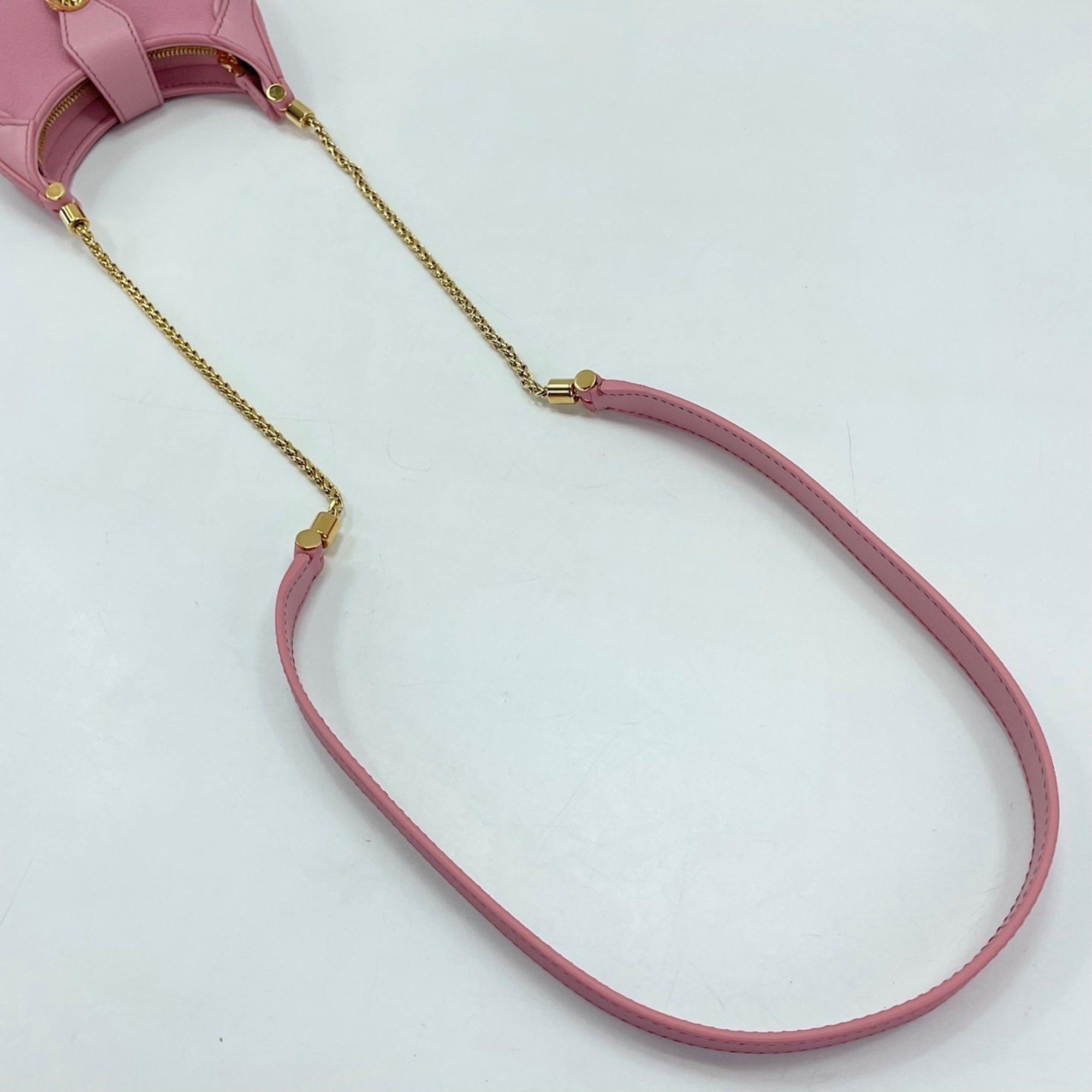 Bvlgari Pink Leather Shoulder Bag (Pre-Owned)