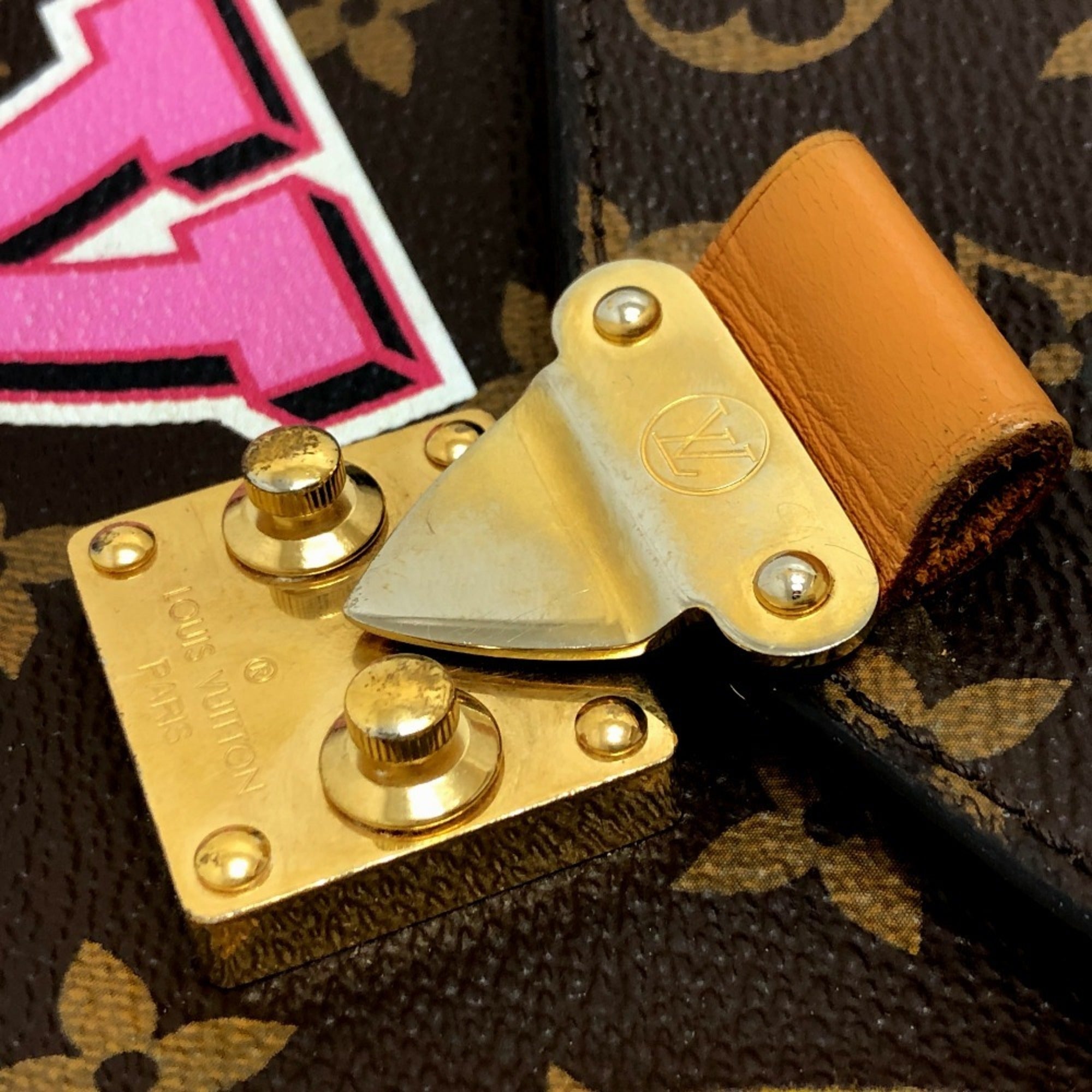 Louis Vuitton Brown Galle Monogram Multi-Color Monogram Handbag (Pre-Owned)