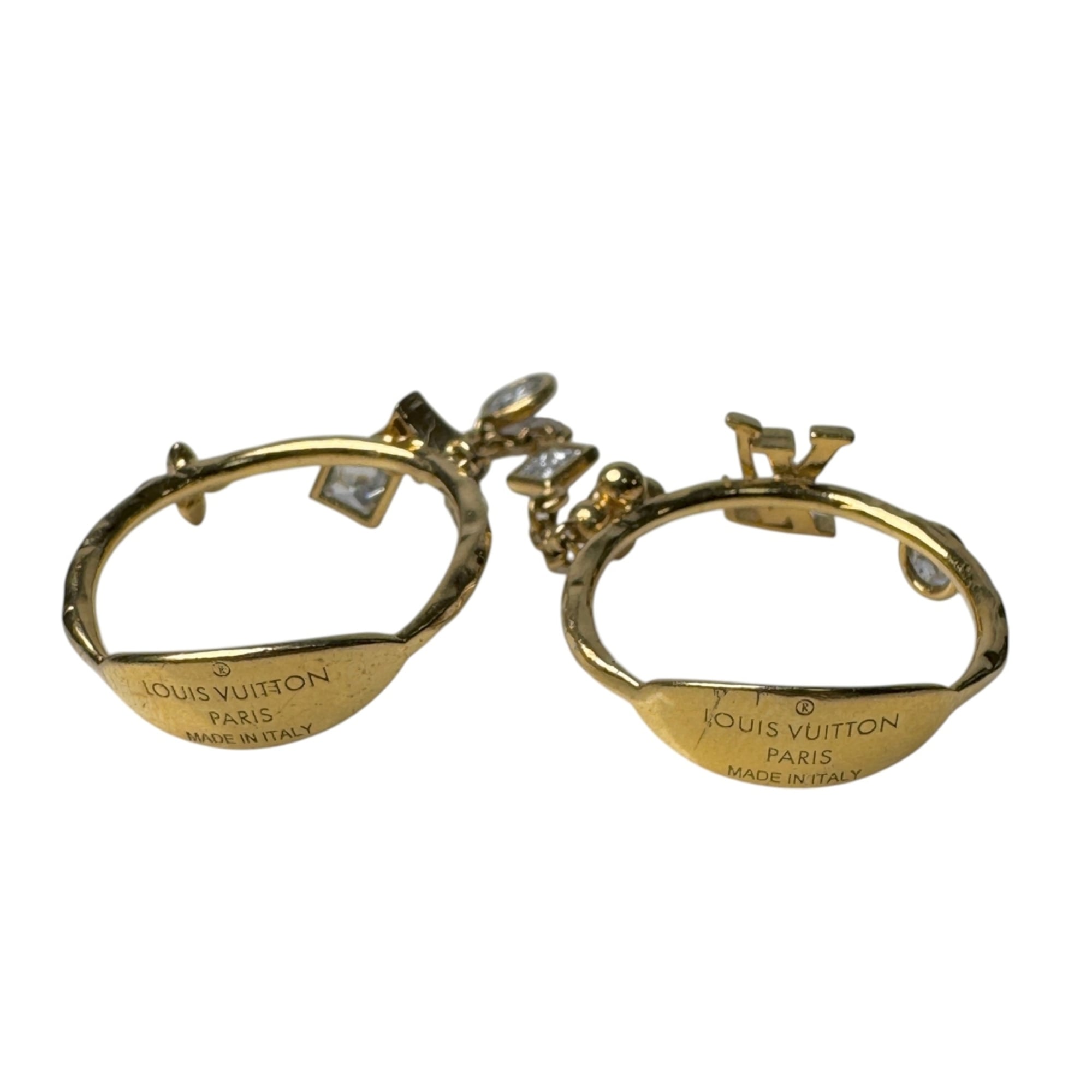 Louis Vuitton Gold Gold Plating Band Ring (Pre-Owned)